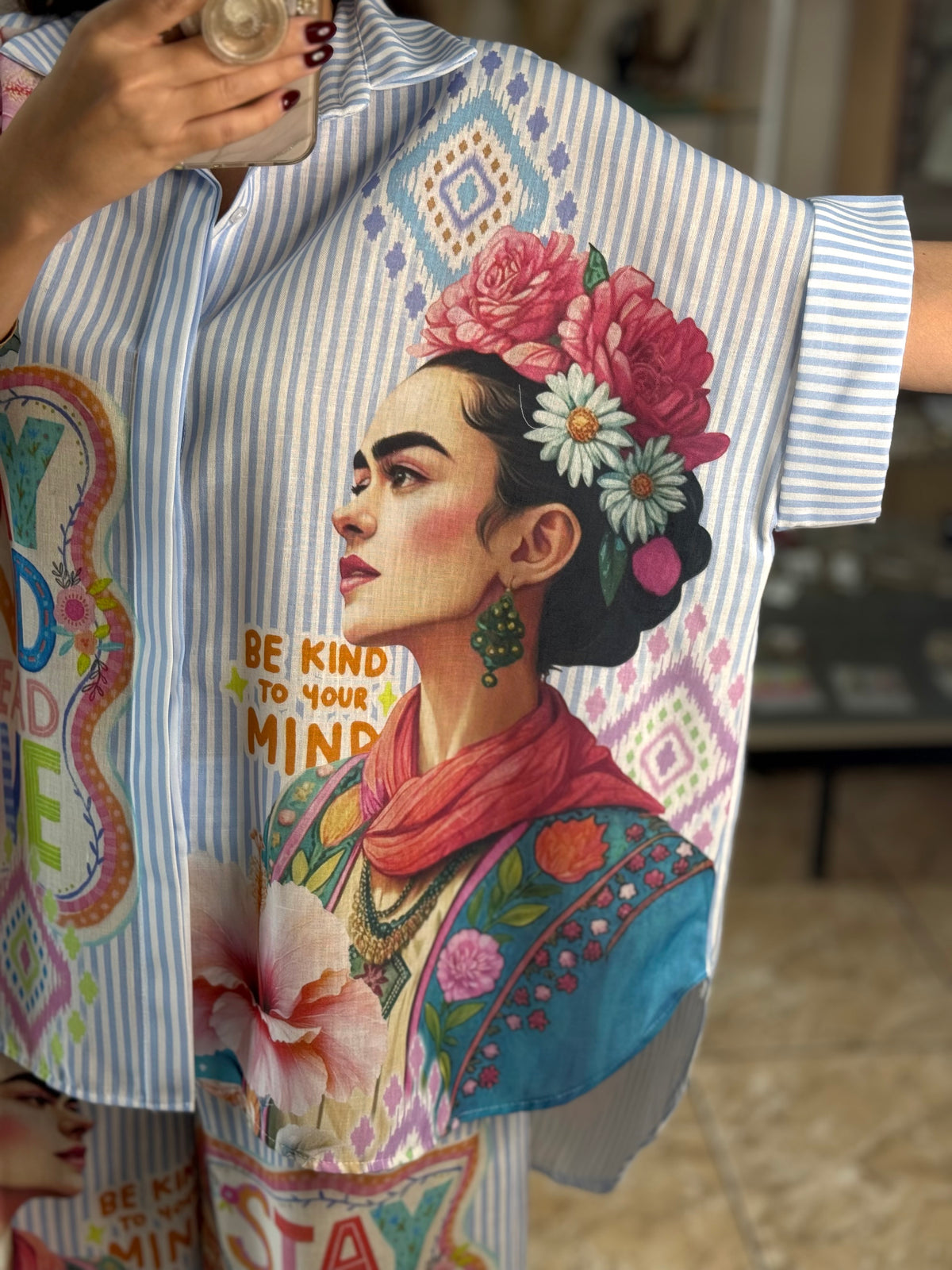 OS Frida Stripes Top & Pant Set (NO RETURNS OR EXCHANGE)