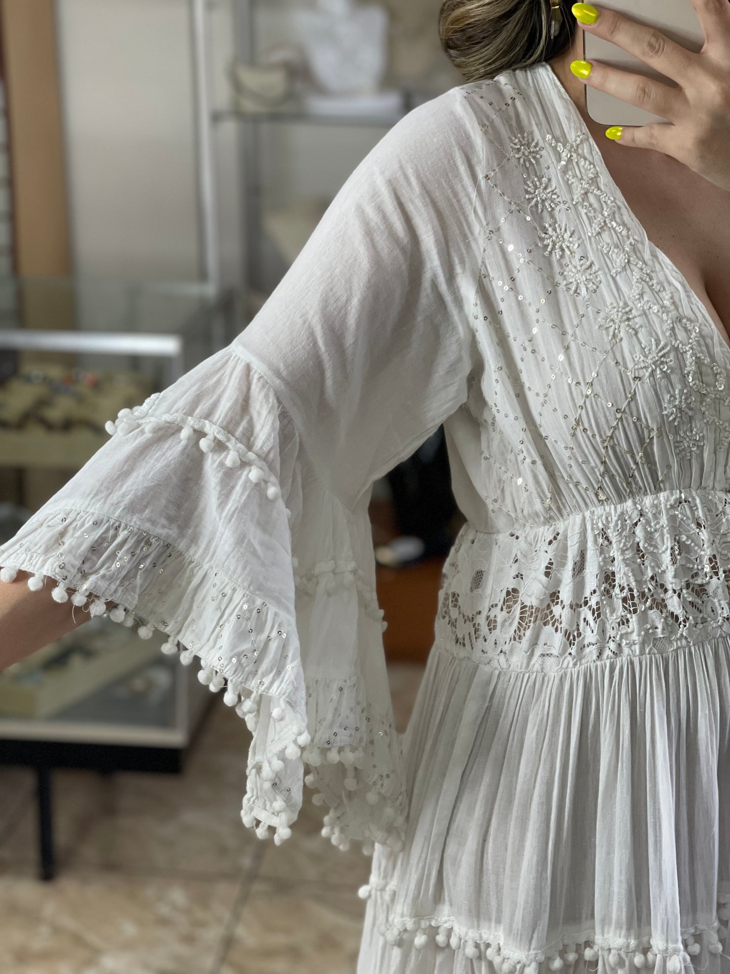 Isabella OS Boho Dress