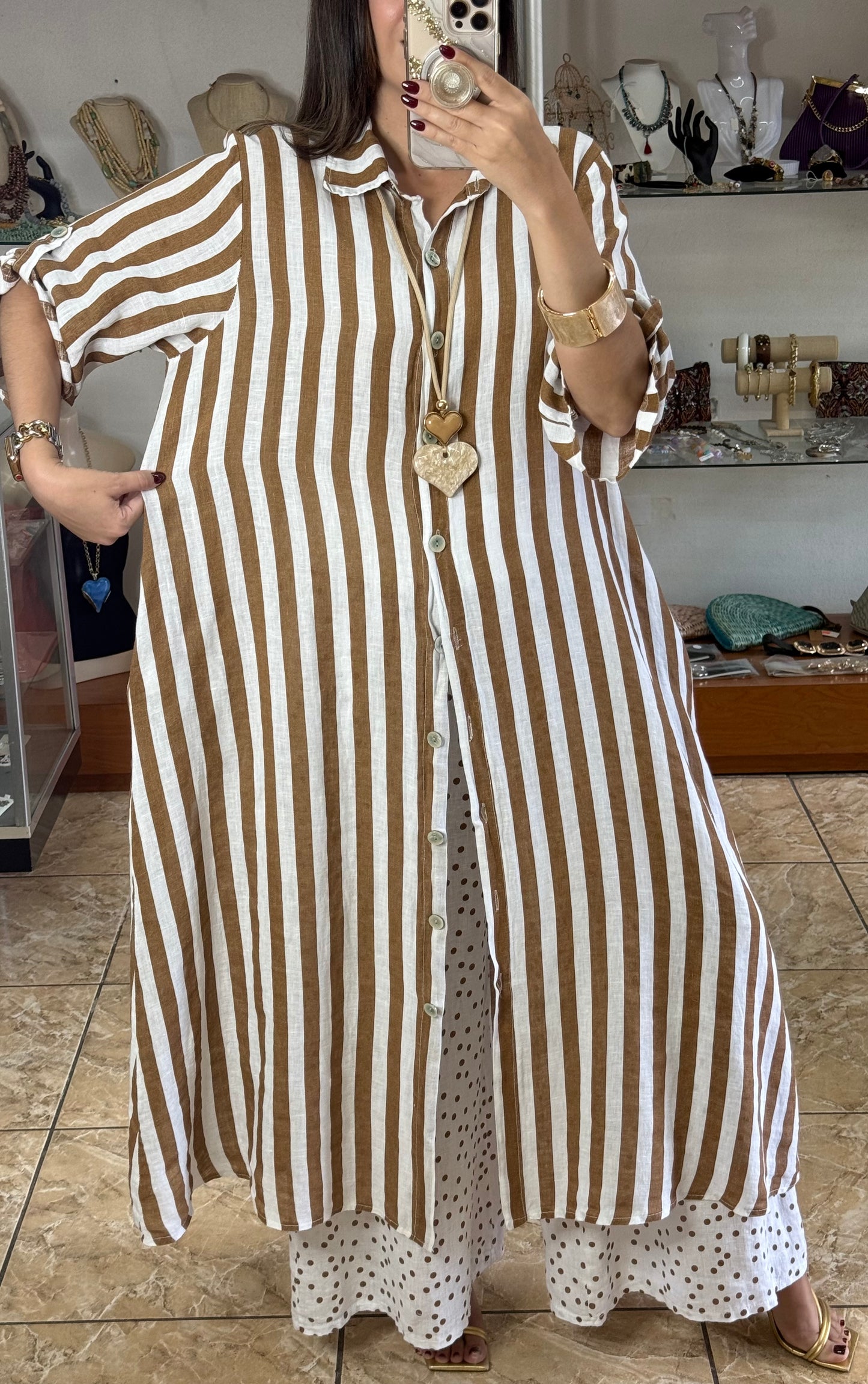 Stripes/Polkadots OS Linen Set (NO RETURNS OR EXCHANGE)
