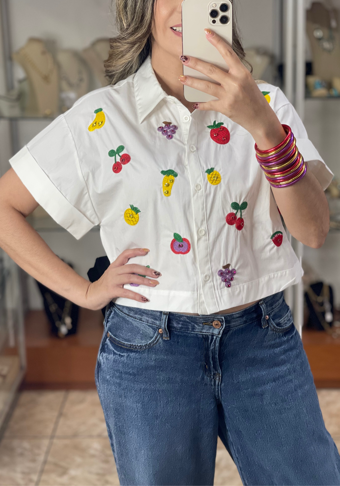 Fruits Crop Top