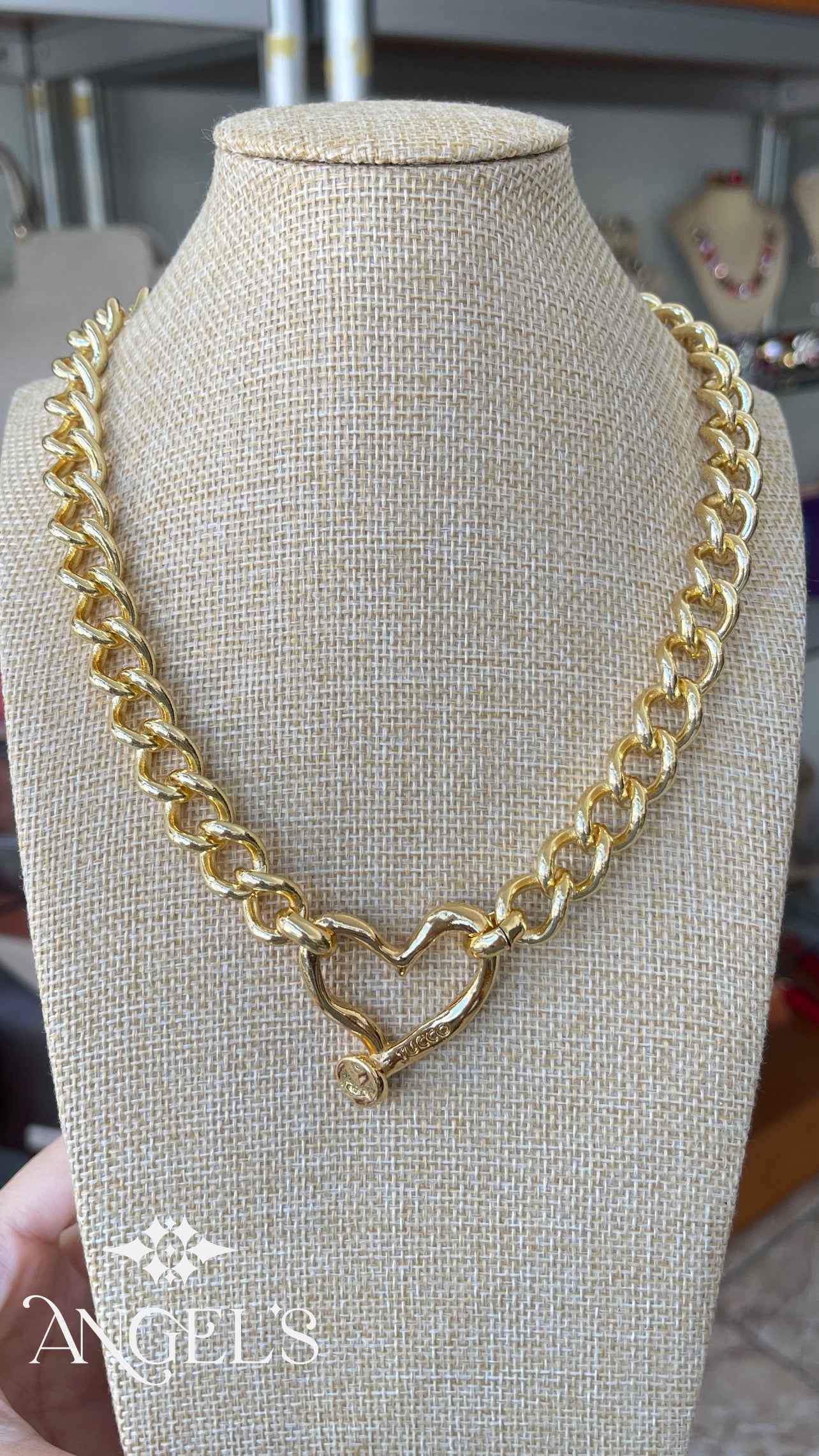 Cuore Gold Necklace