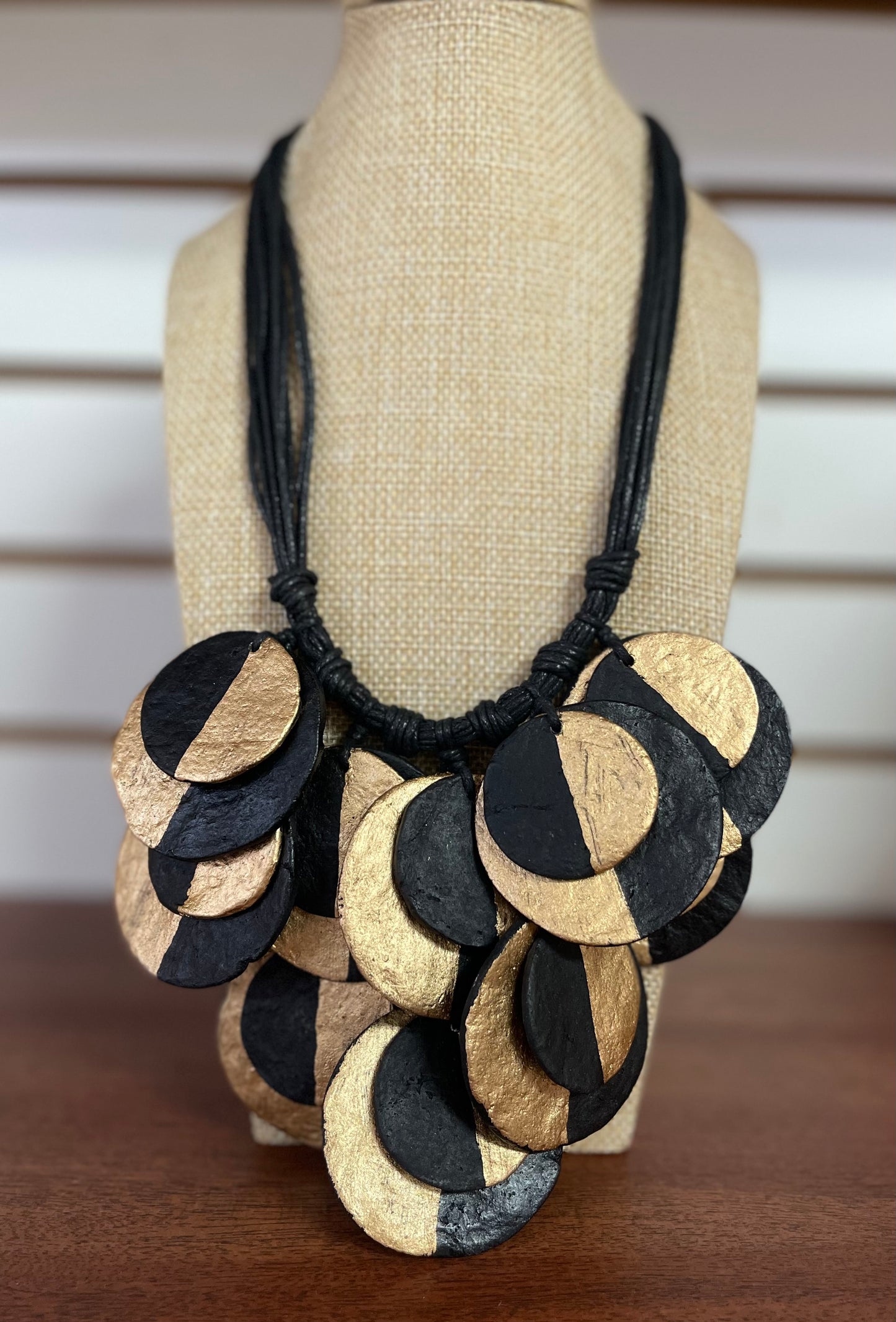 Black and Gold Necklace