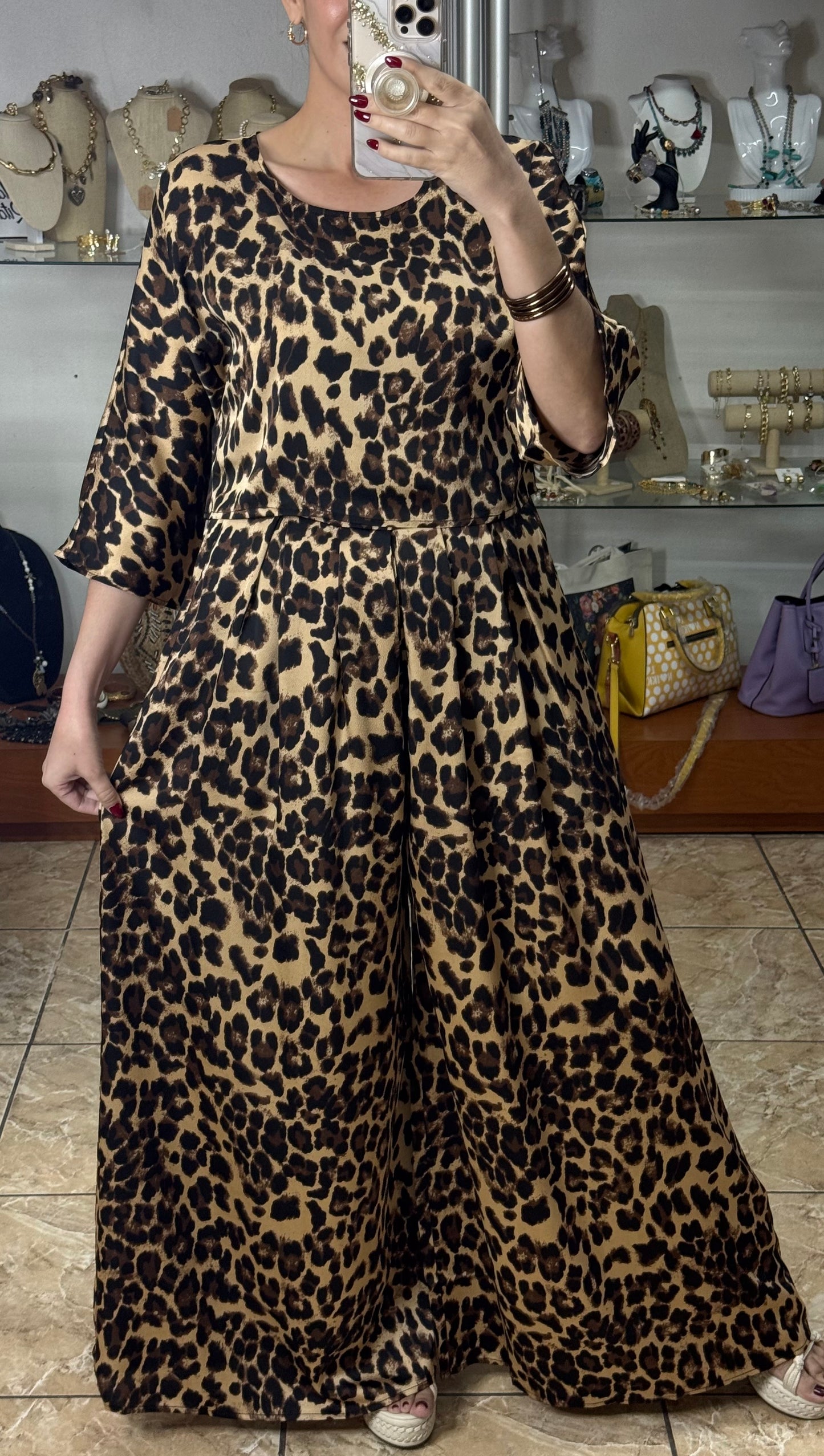 Leopard Top and Pant Set