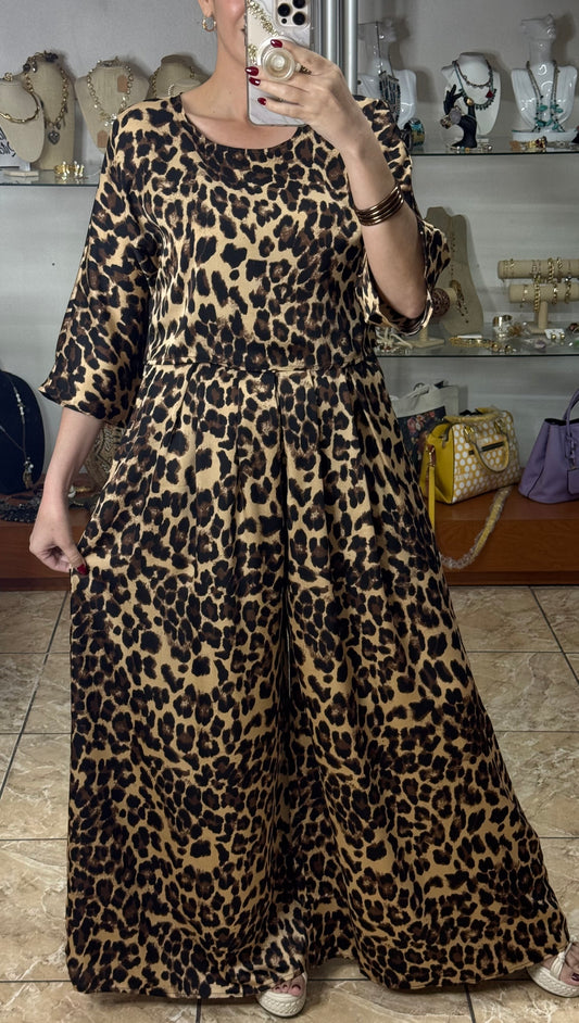 Leopard Top and Pant Set