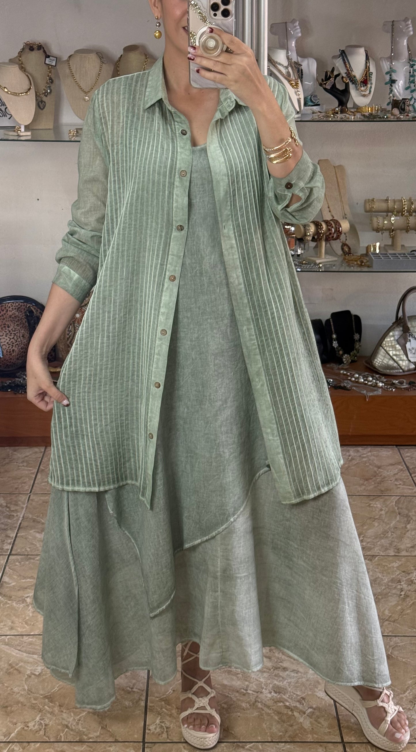 OS Dress and Coverup Set (FINAL SALE)