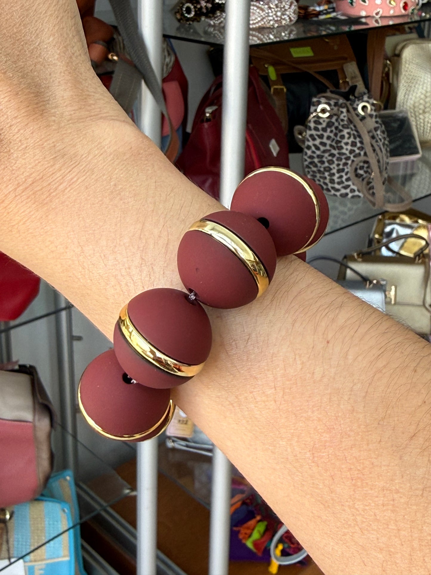 Spheres Necklace & Bracelet Set (NO RETURNS OR EXCHANGE)