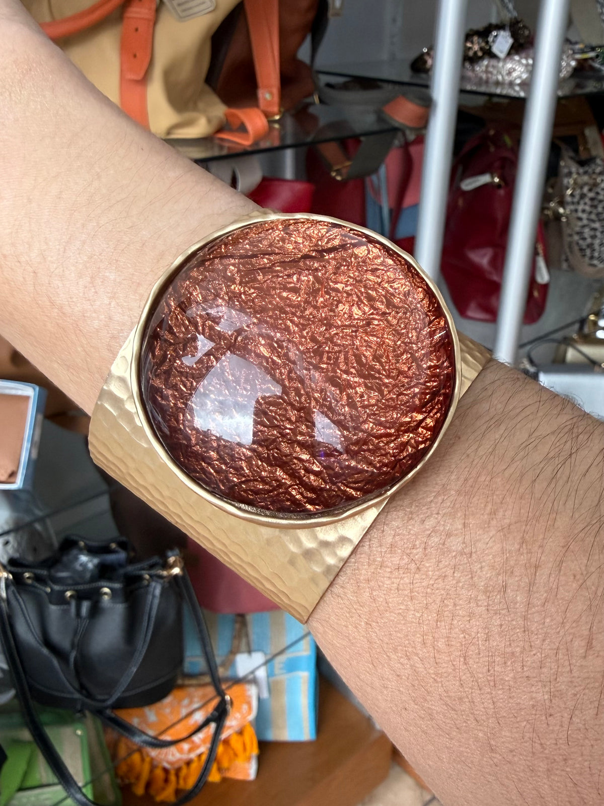 Gold Cuff Band Bracelet (FINAL SALE)