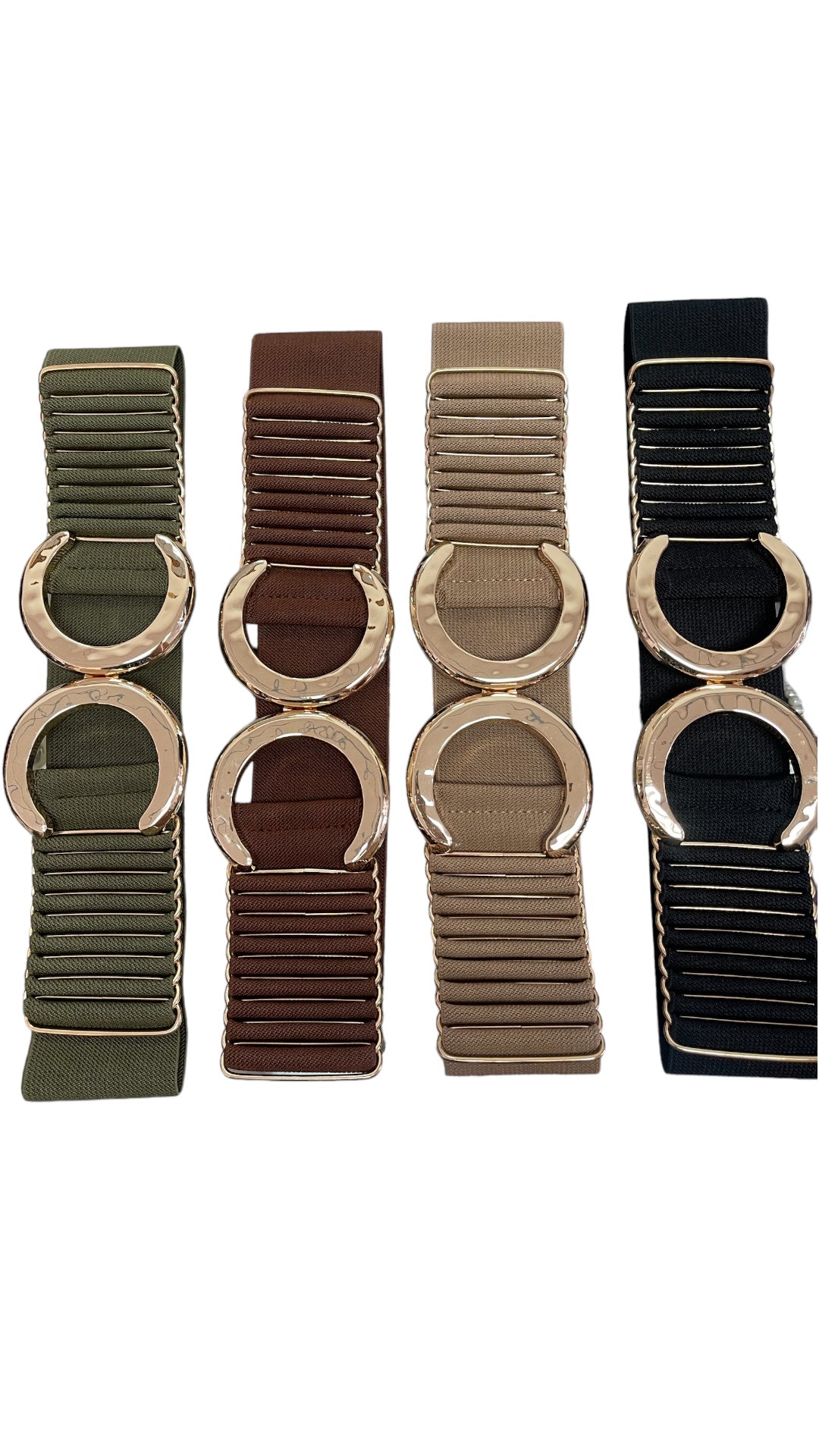 Neutral With Gold Details OS Belt