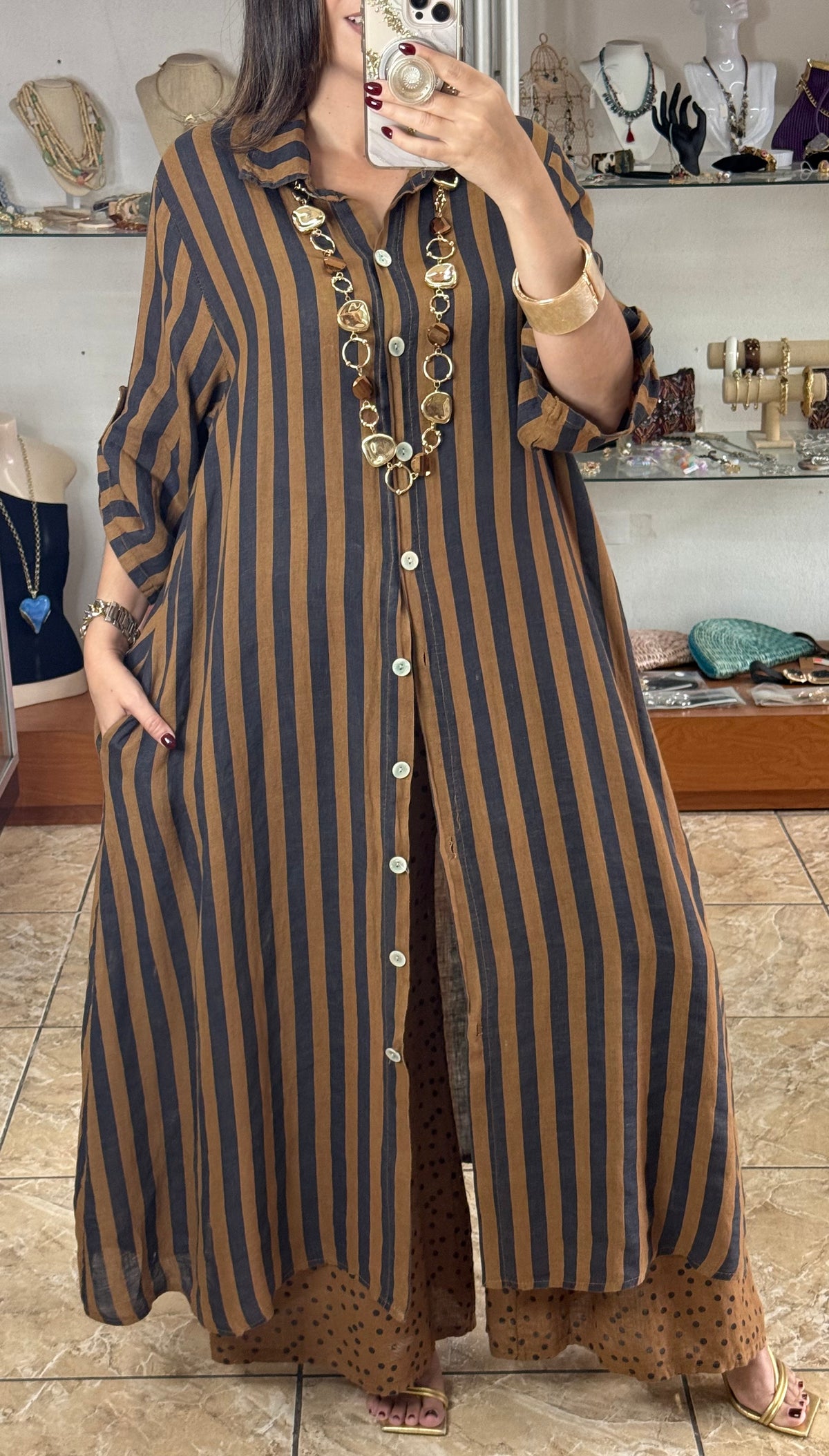 Stripes/Polkadots OS Linen Set (NO RETURNS OR EXCHANGE)