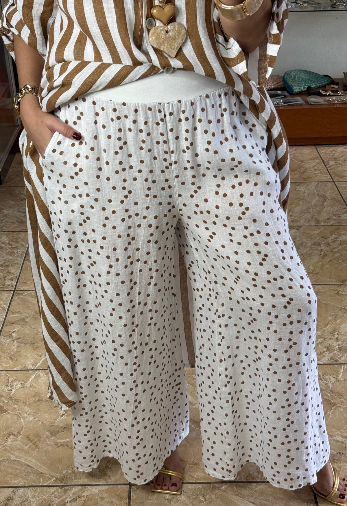 Stripes/Polkadots OS Linen Set (NO RETURNS OR EXCHANGE)