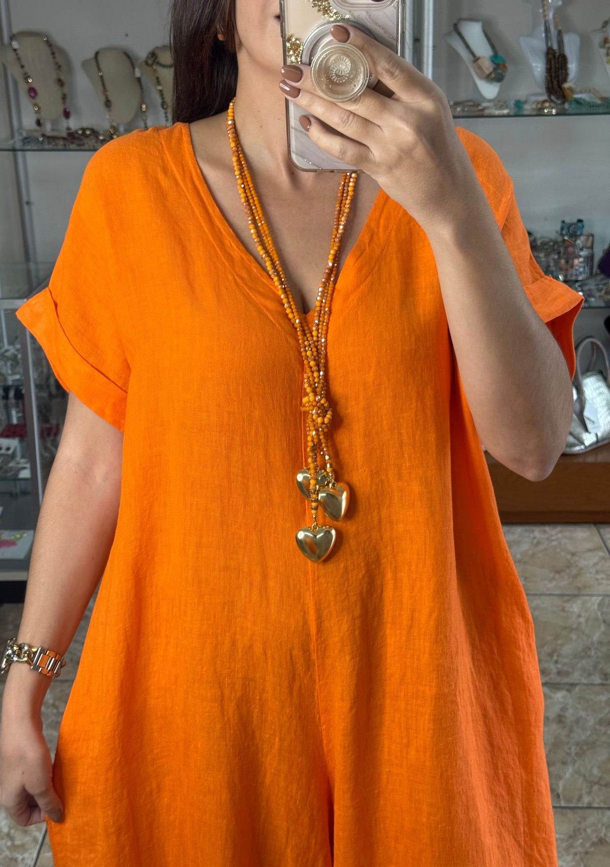 OS Linen Jumpsuit (NO RETURNS OR EXCHANGE)