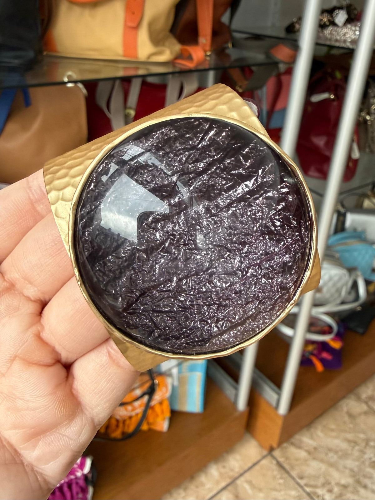 Gold Cuff Band Bracelet (FINAL SALE)
