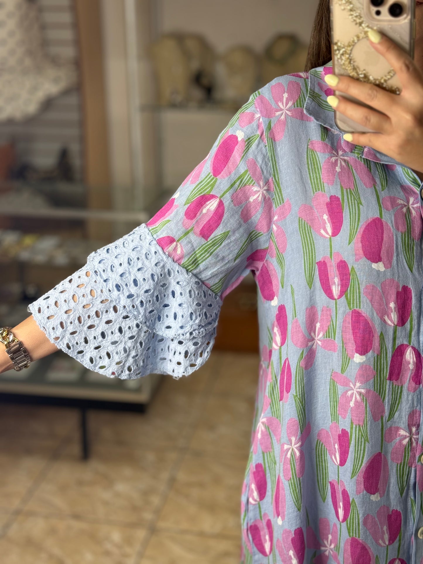 Macarena OS Floral Maxi Dress (NO RETURNS OR EXCHANGE)