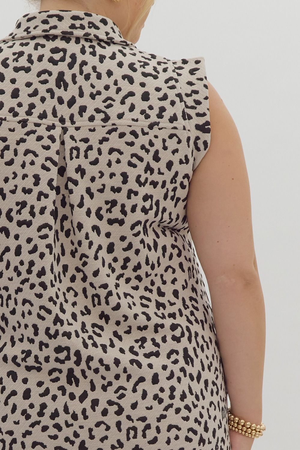 Leopard V-Neck Dress