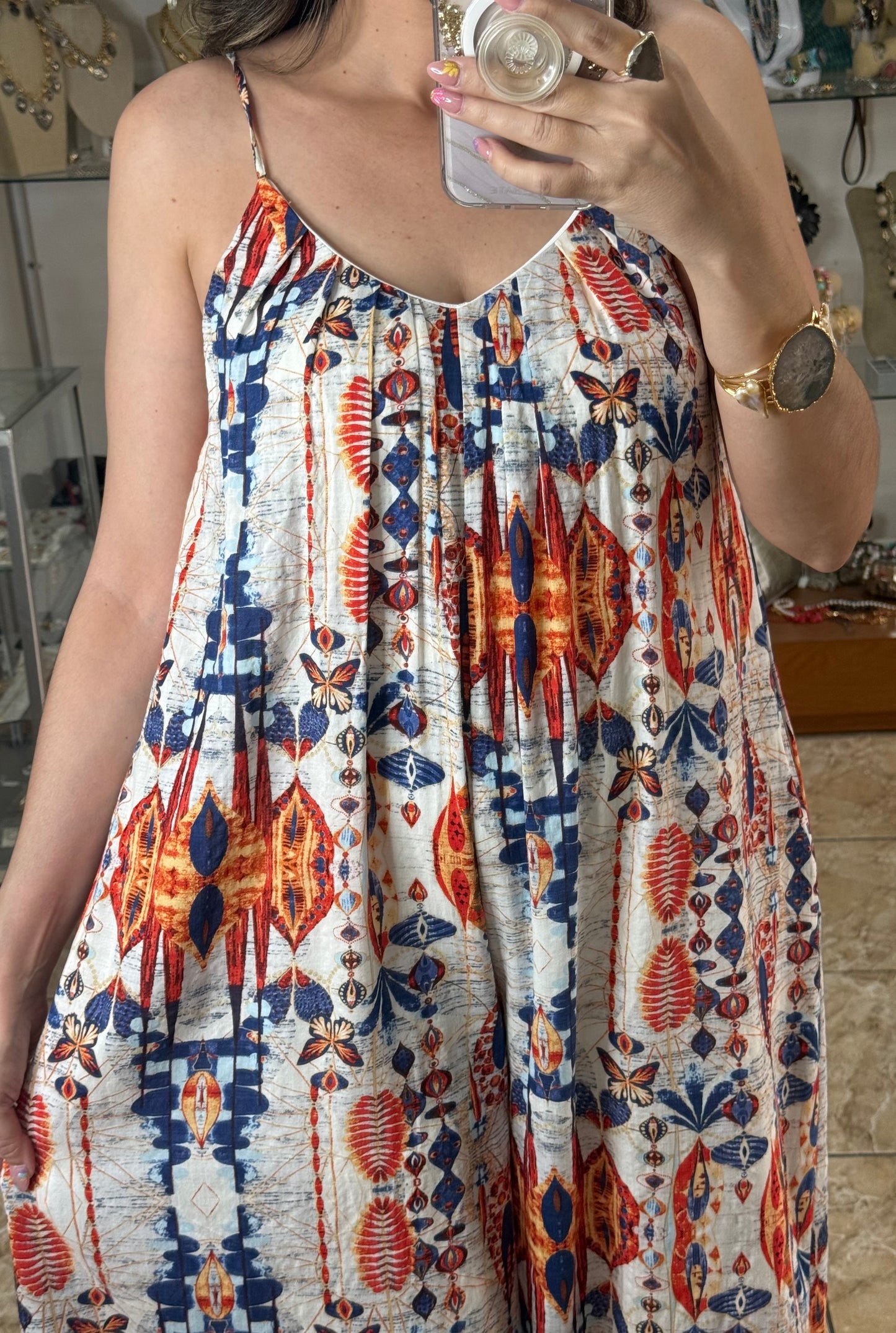 Geometric Mix Jumpsuit