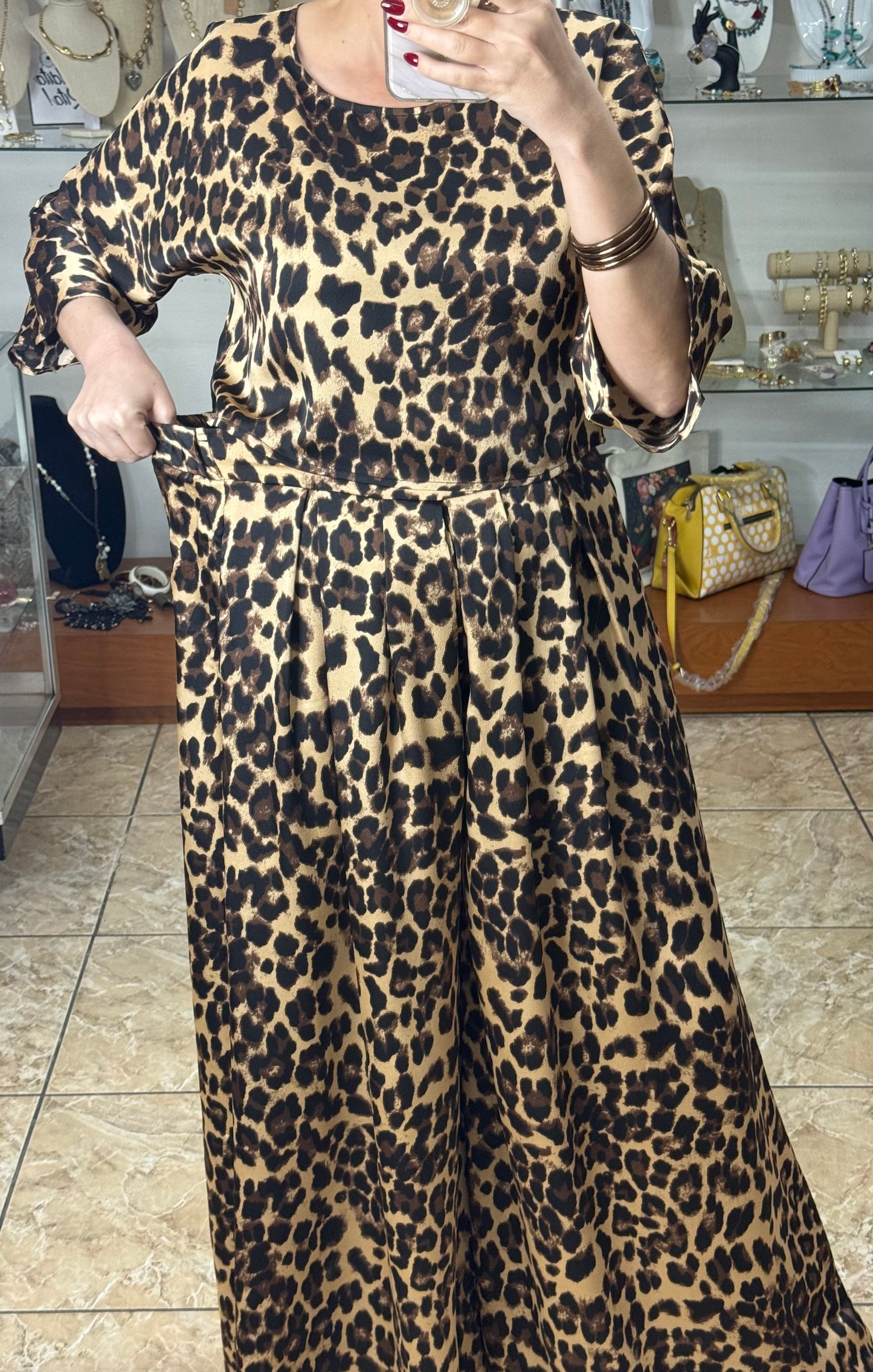 Leopard Top and Pant Set