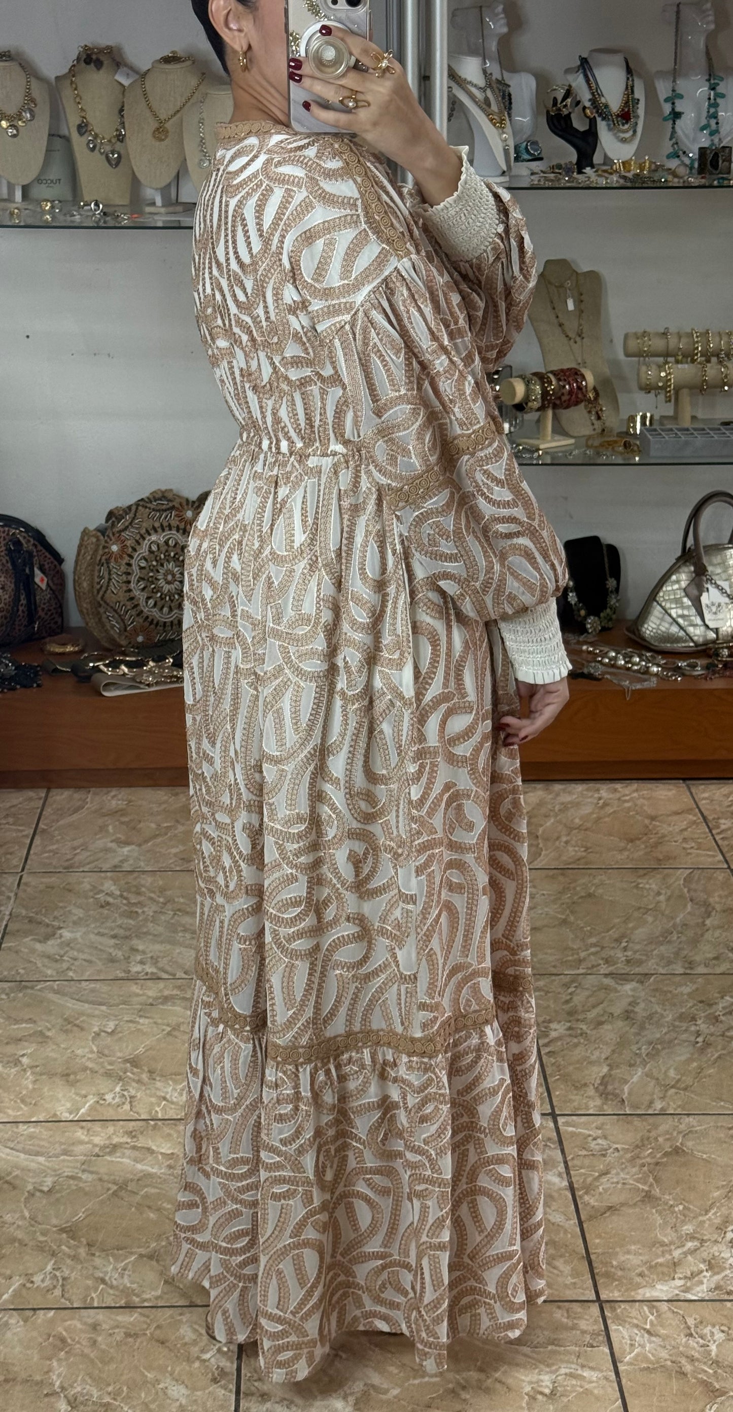 Hazal OS Maxi Dress (FINAL SALE)