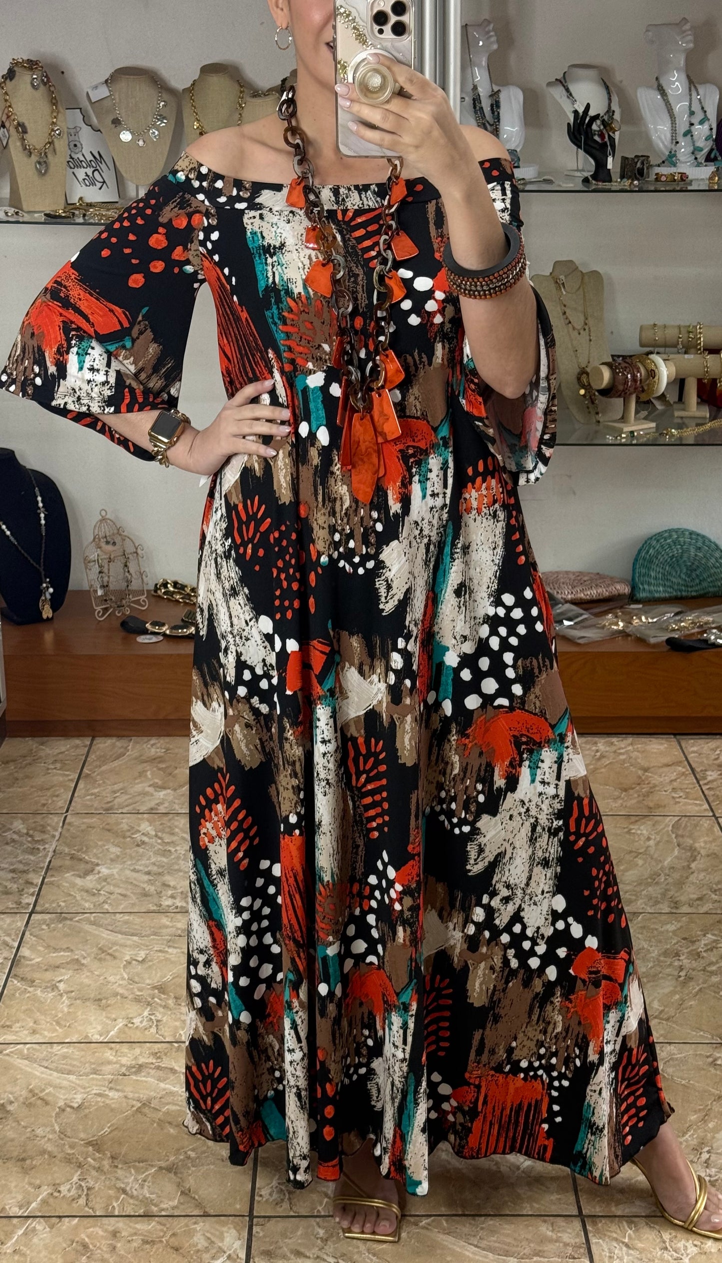 Marcela Maxi Dress by Pía Colors