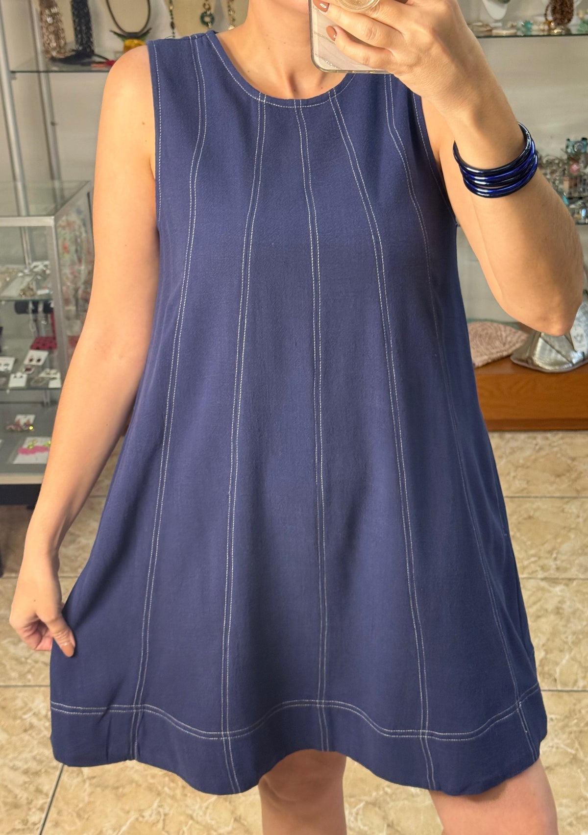 Basic Sleeveless Mini Dress