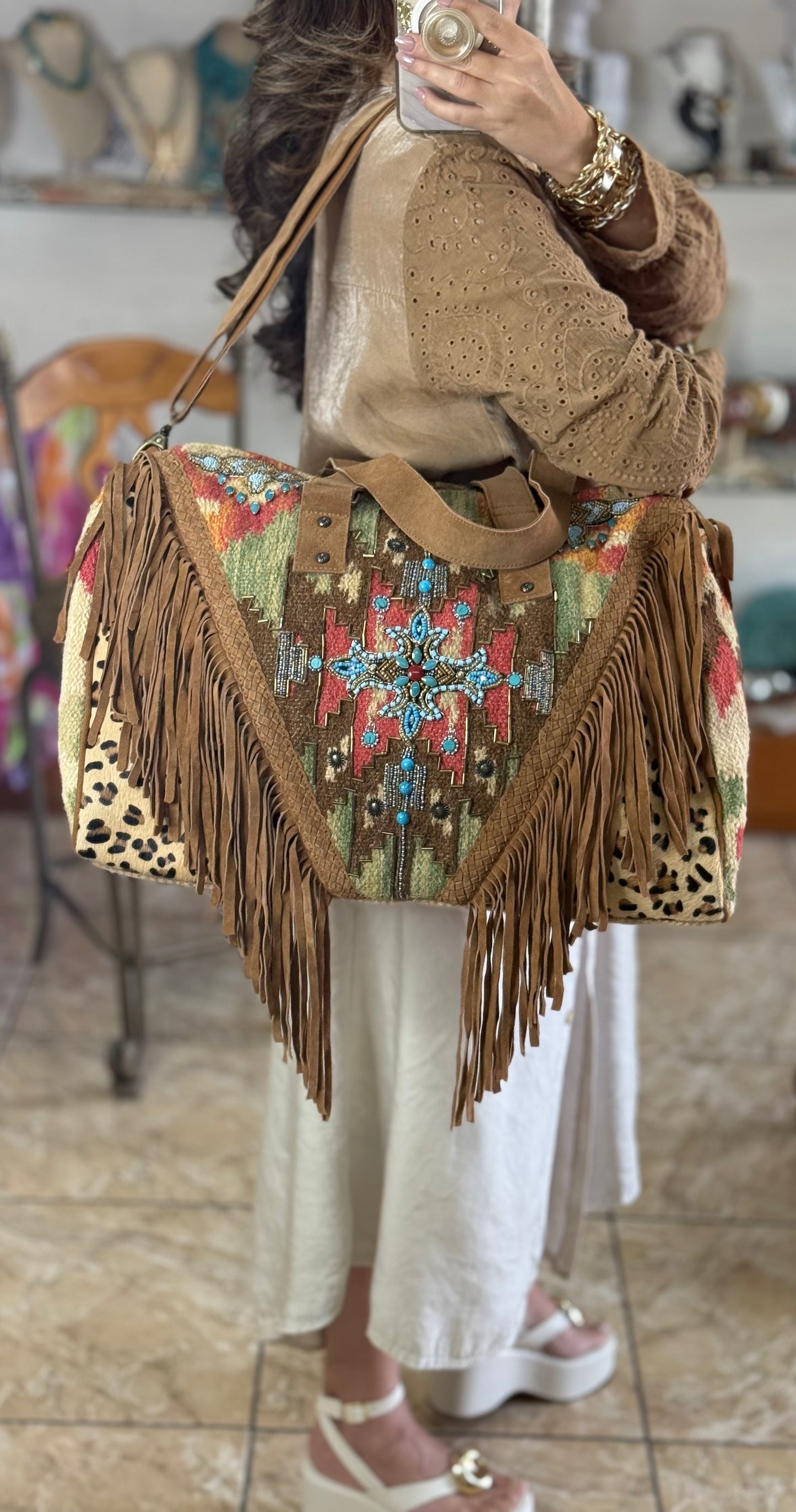 Boho Duffel Bag (FINAL SALE)