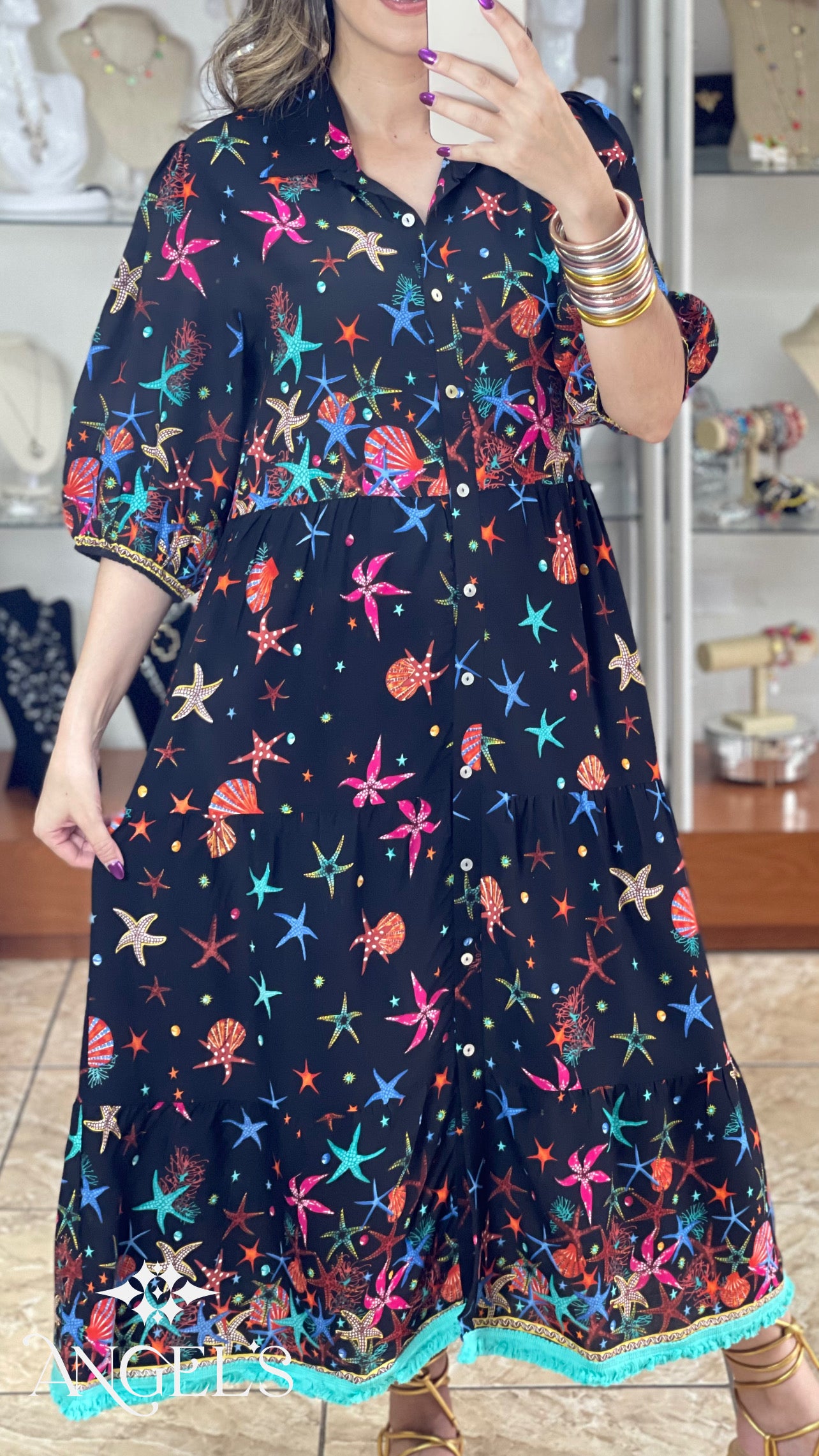 Starfish Midi Dress