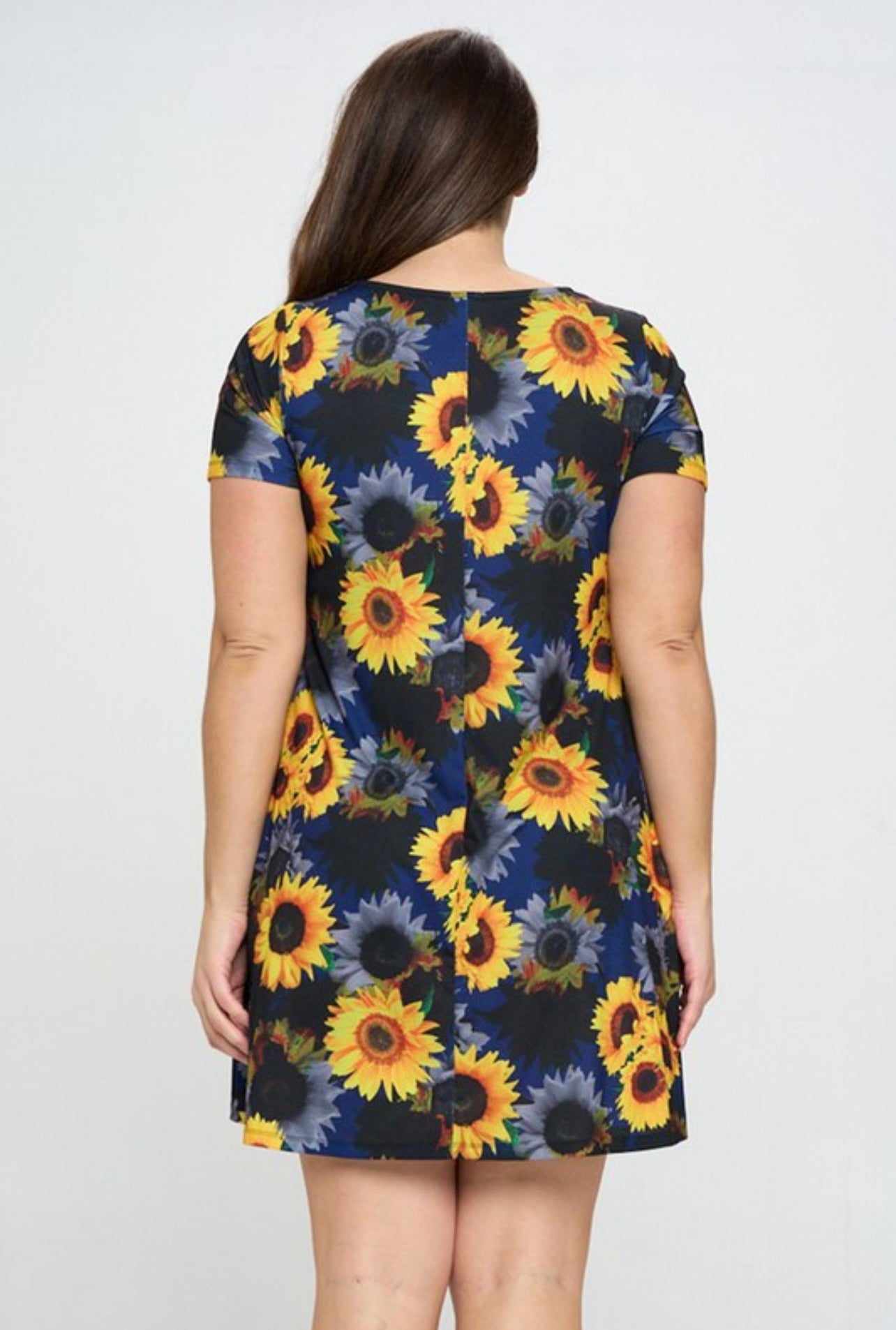 Sunflowers A-Line Dress