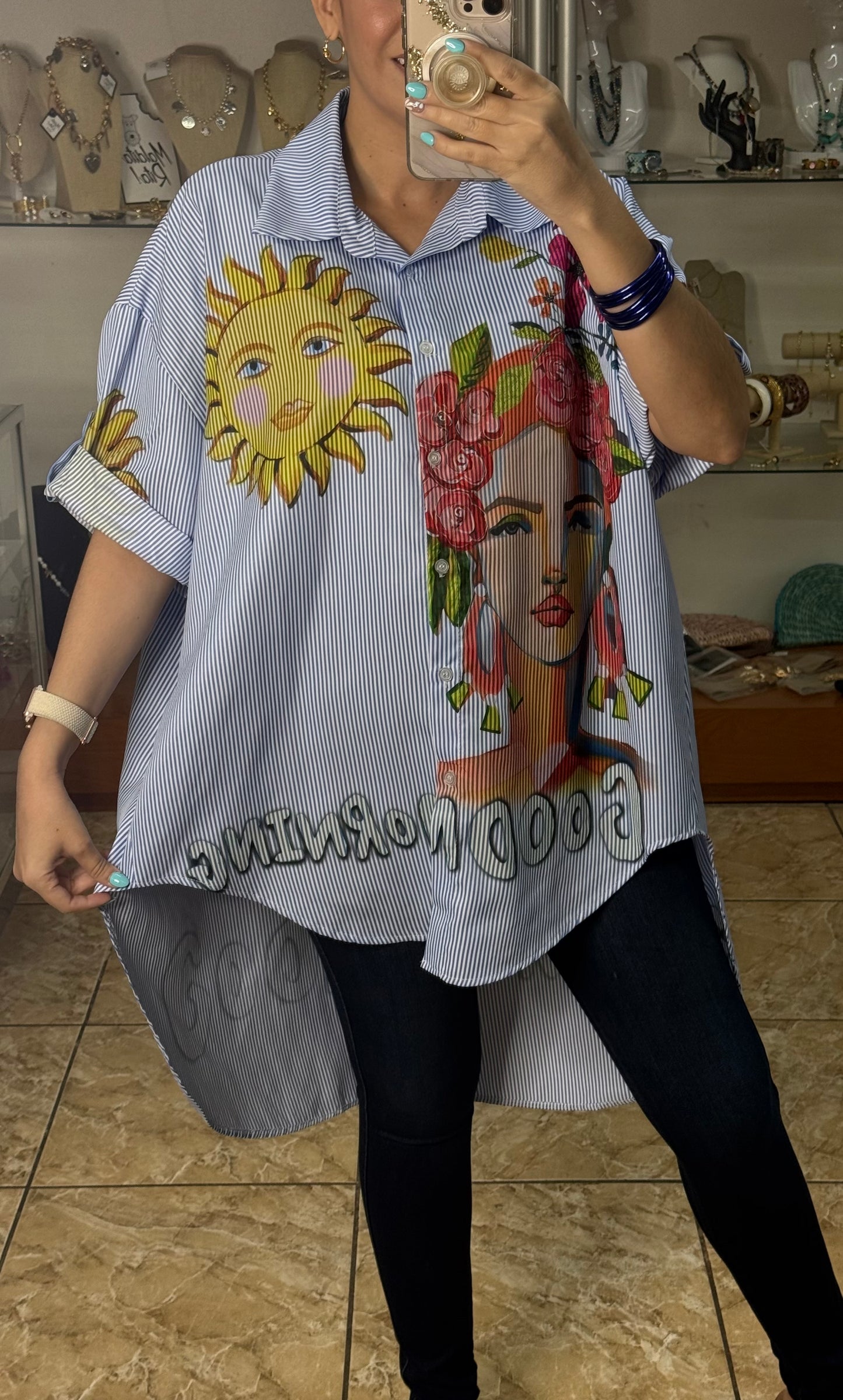 Sun OS Tunic Top (NO RETURNS OR EXCHANGE)