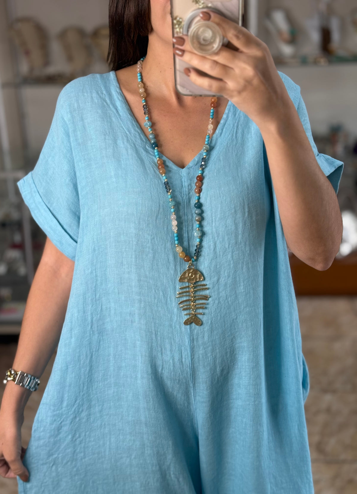 OS Linen Jumpsuit (NO RETURNS OR EXCHANGE)