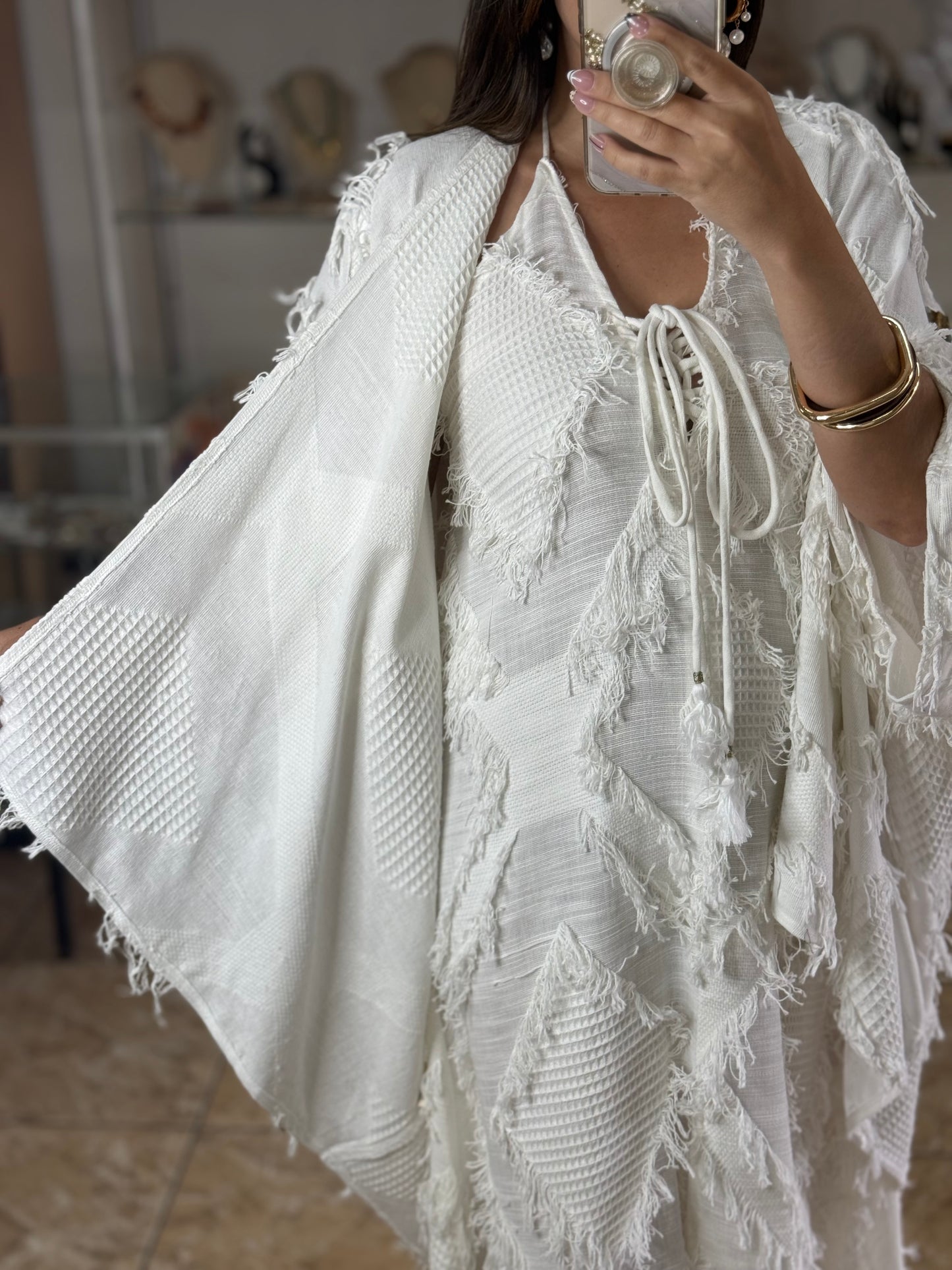 OS Halter Dress & Kimono Set (NO RETURNS OR EXCHANGE)