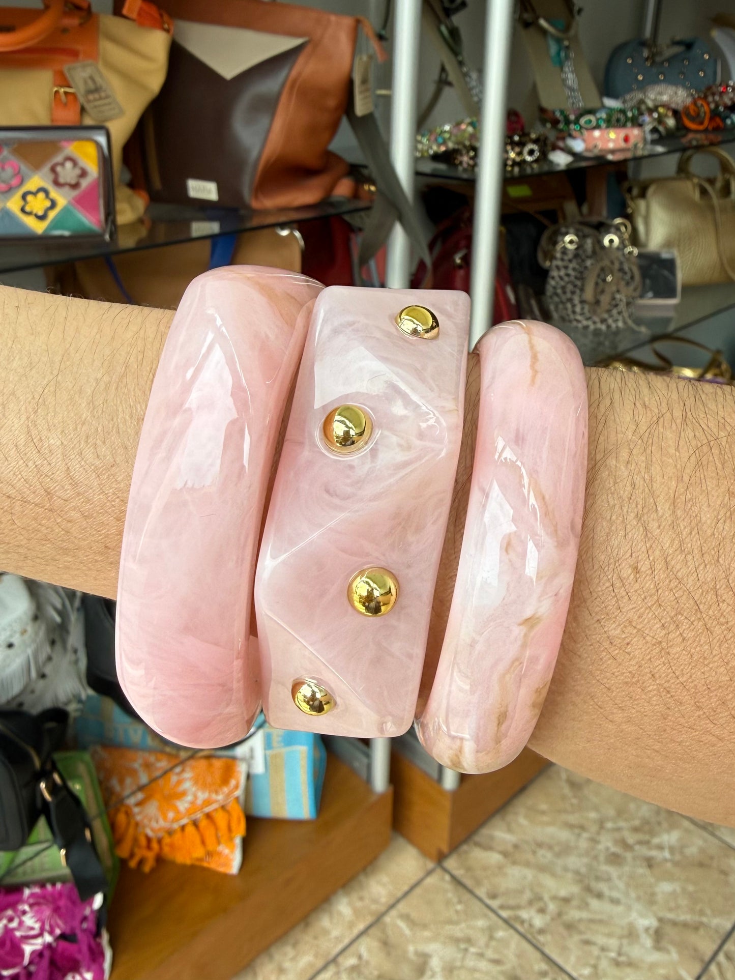 Chunky Set of Bracelets (NO RETURNS OR EXCHANGE)