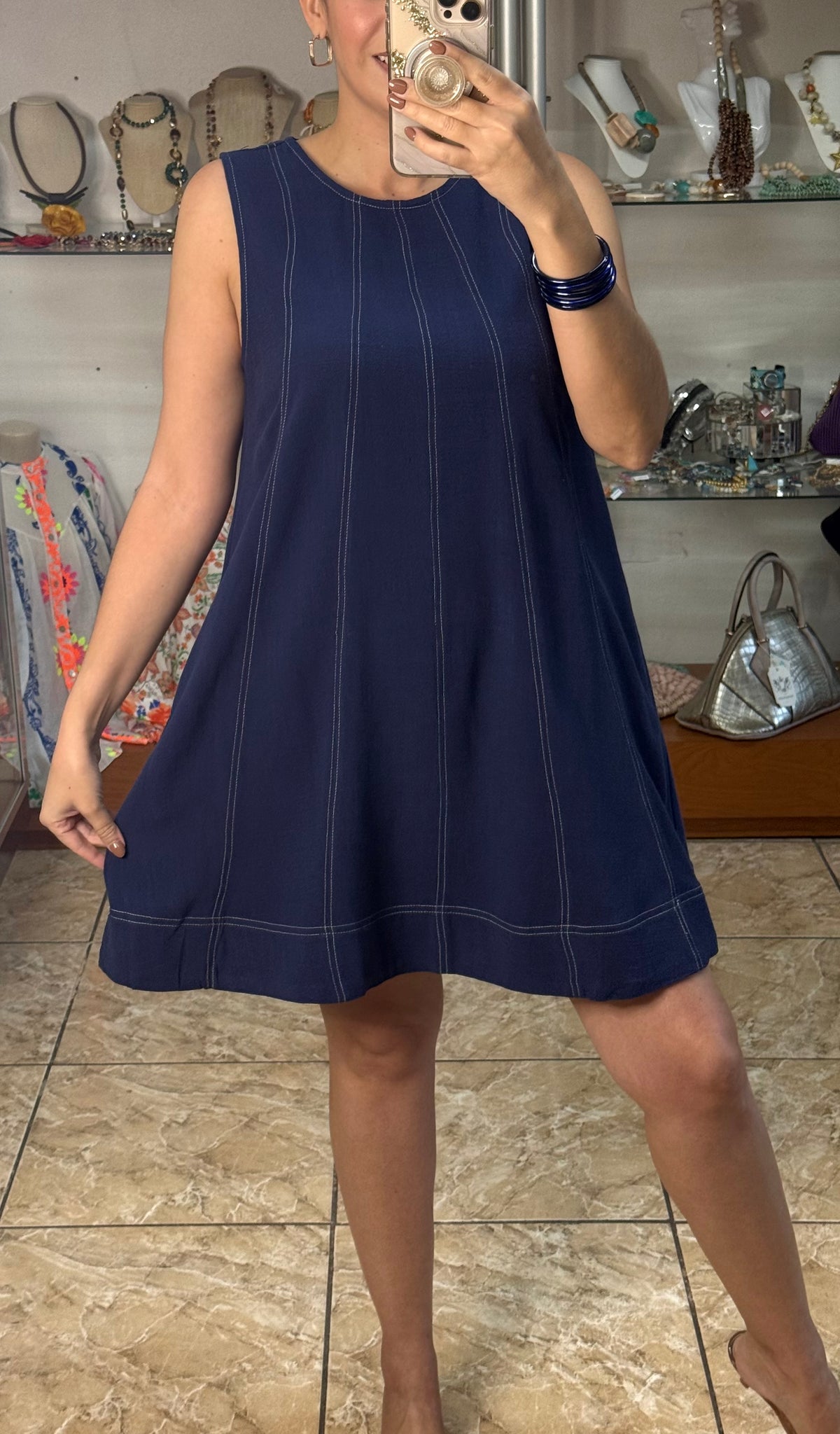 Basic Sleeveless Mini Dress