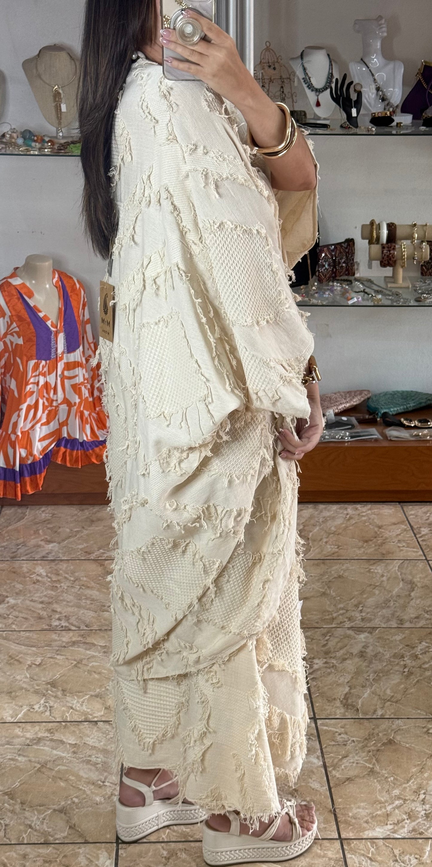 OS Halter Dress & Kimono Set (NO RETURNS OR EXCHANGE)