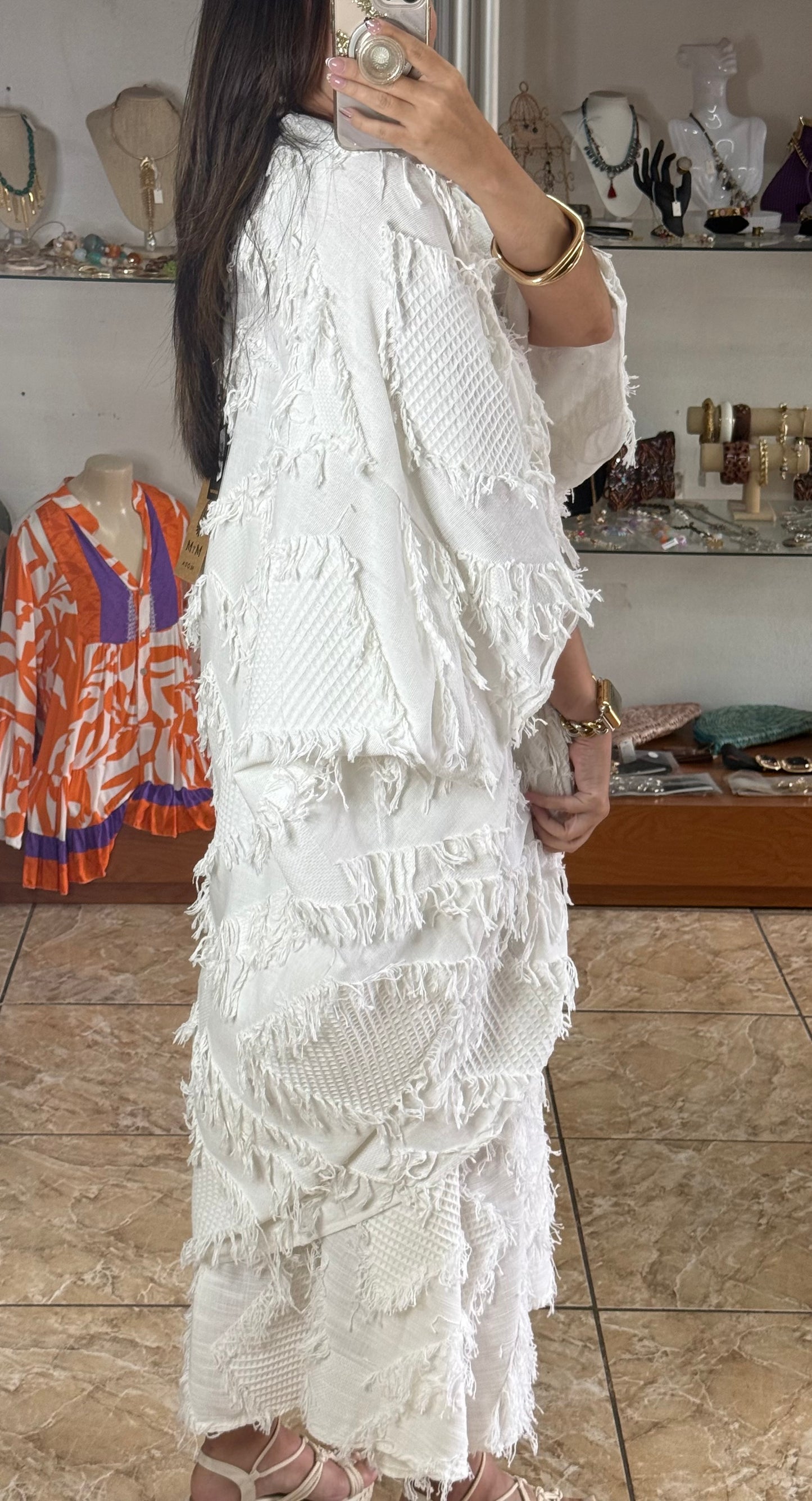 OS Halter Dress & Kimono Set (NO RETURNS OR EXCHANGE)
