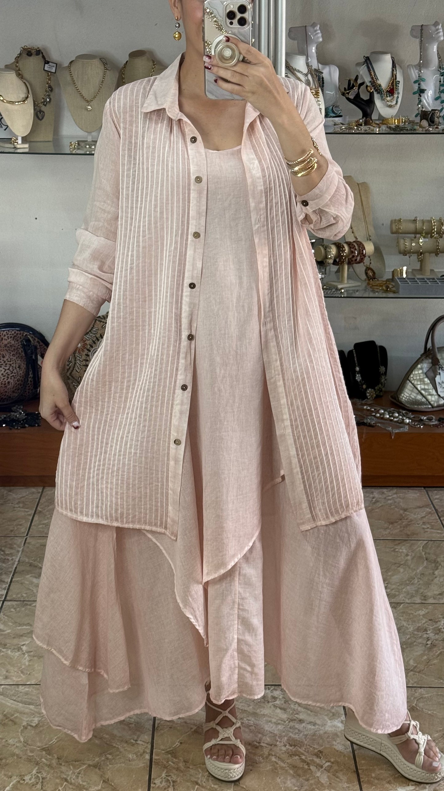 OS Dress and Coverup Set (FINAL SALE)
