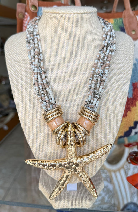 Nina Starfish Necklace (FINAL SALE)