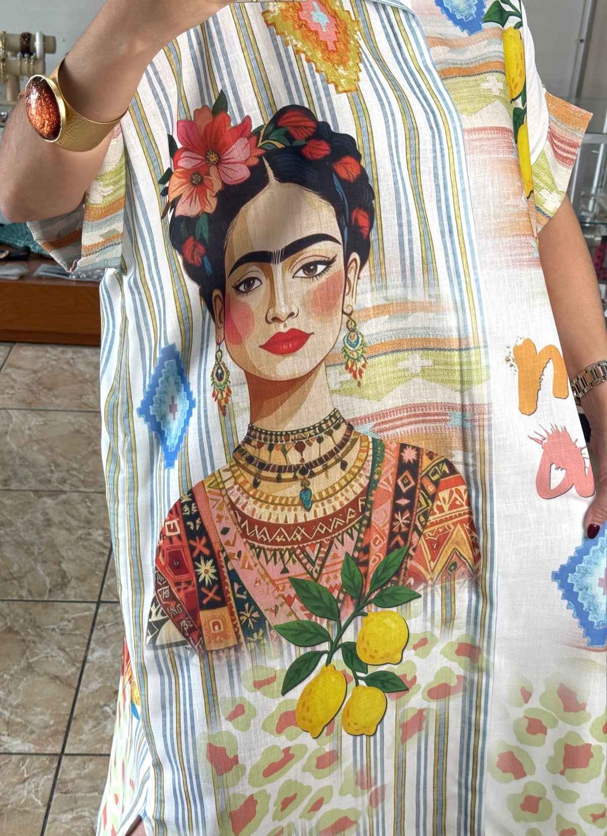 OS Frida Mon Amour Dress (NO RETURNS OR EXCHANGE)