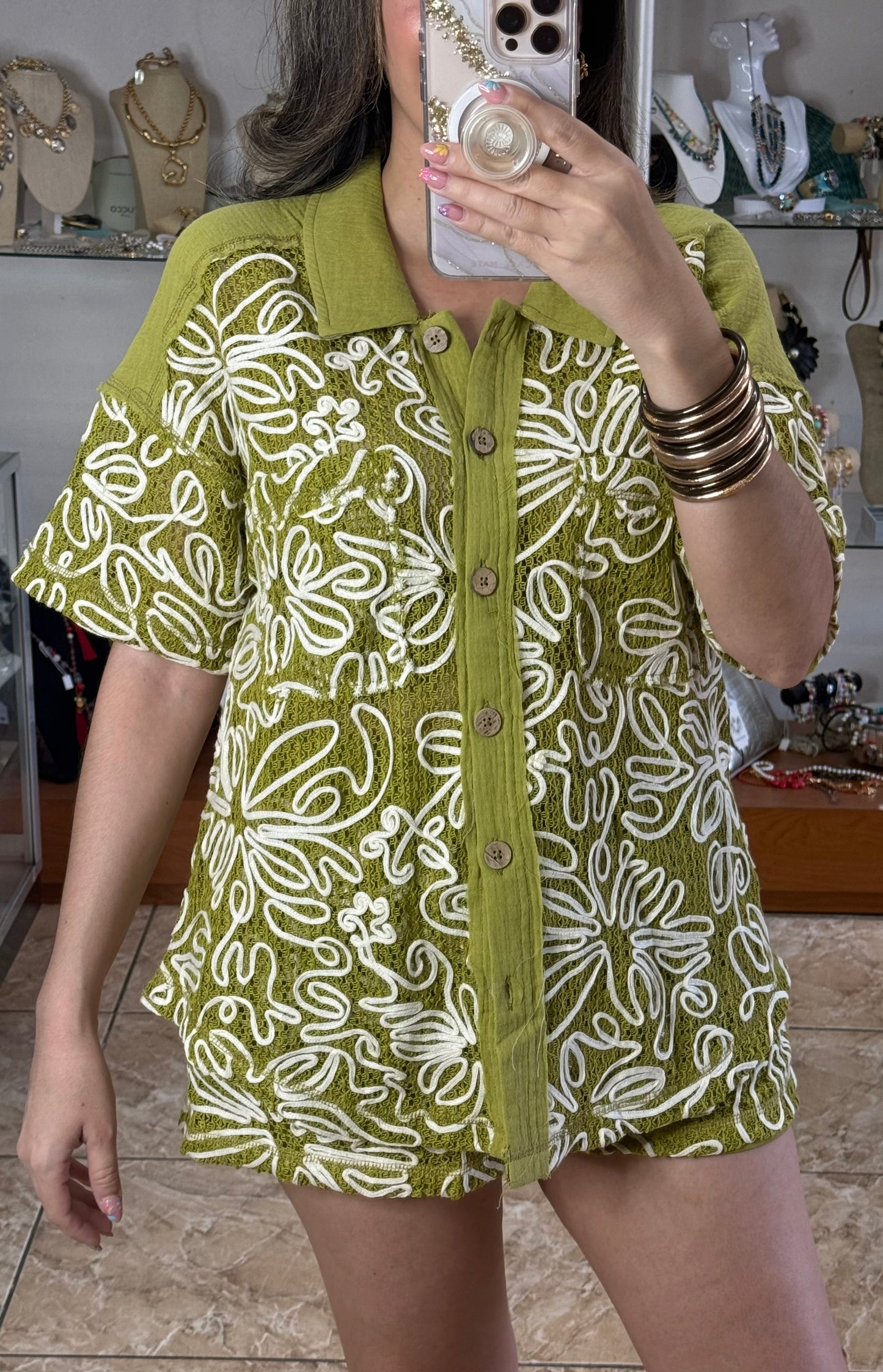 Avocado Short Set