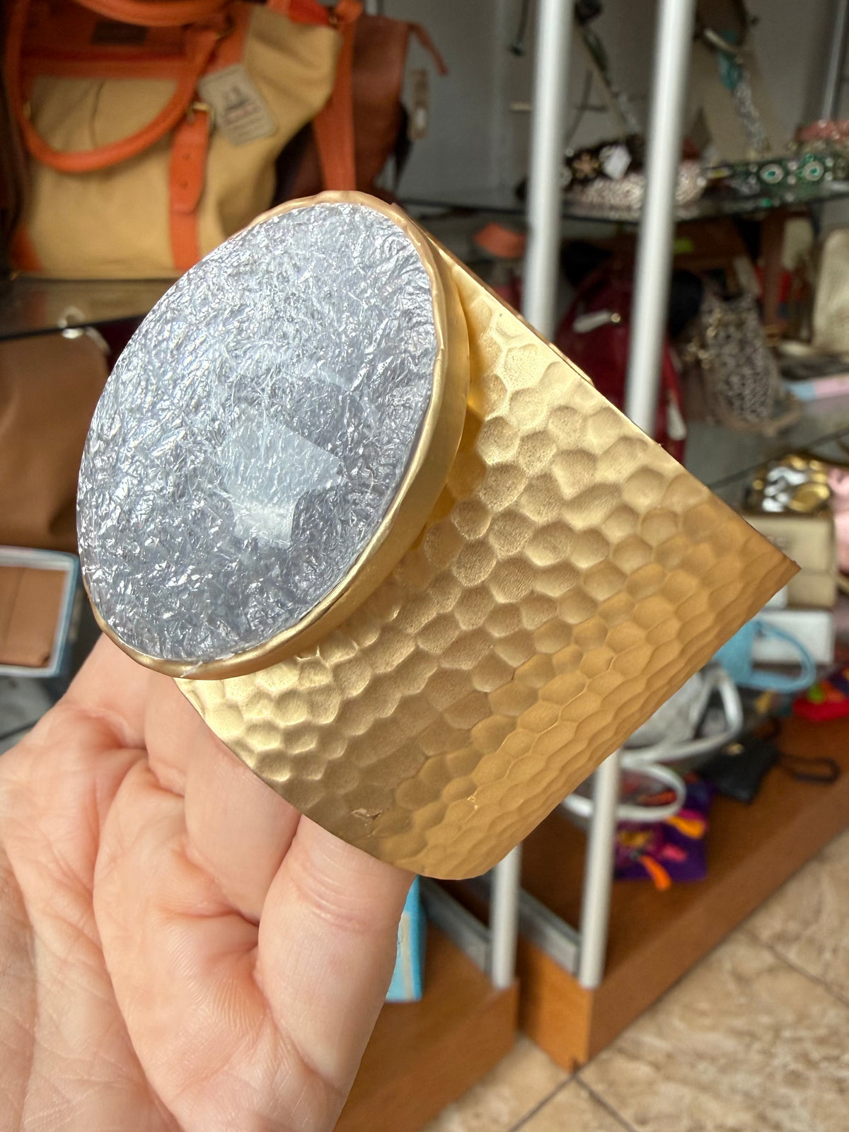 Gold Cuff Band Bracelet (FINAL SALE)