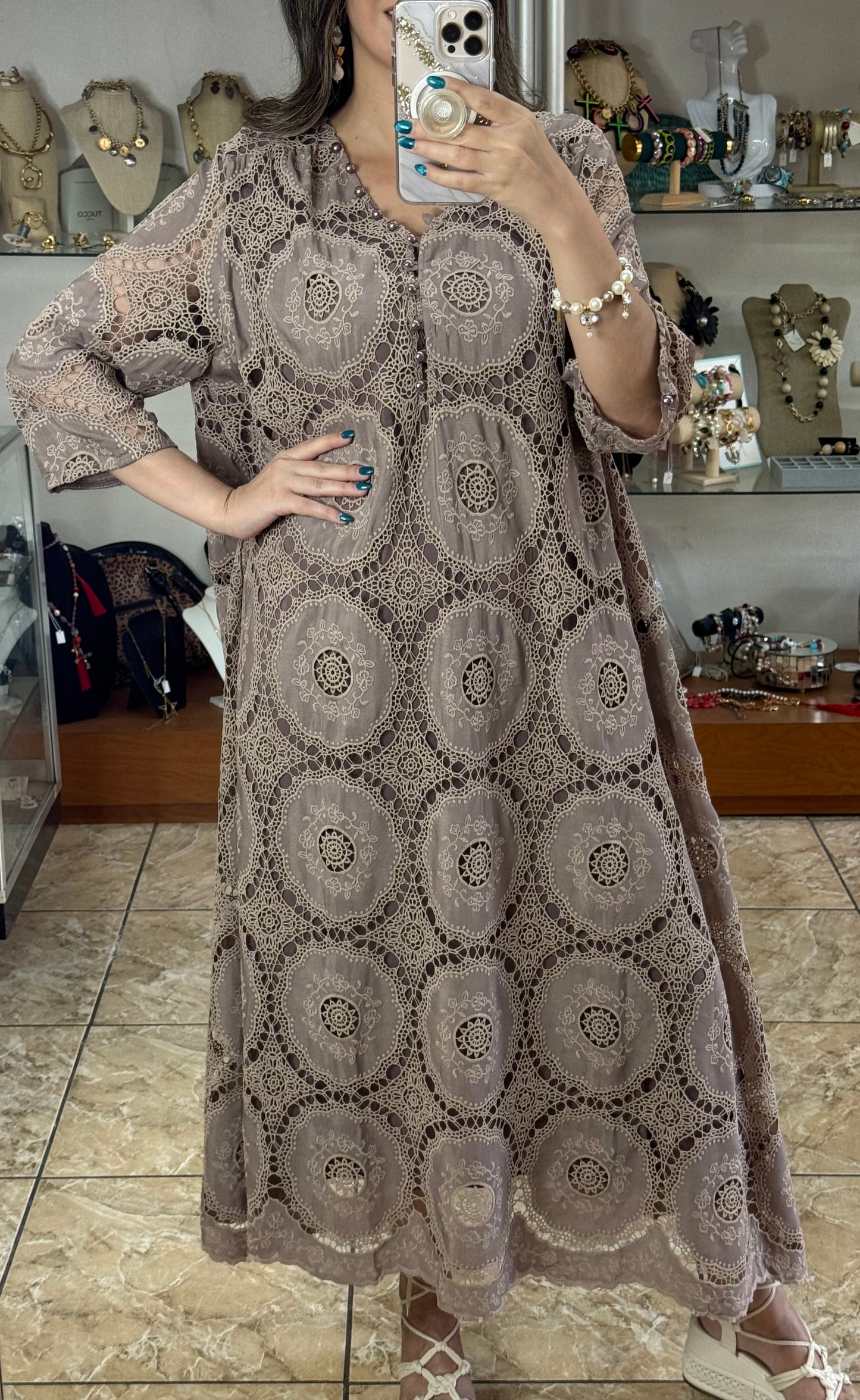 Charlotte OS Maxi Dress (FINAL SALE)