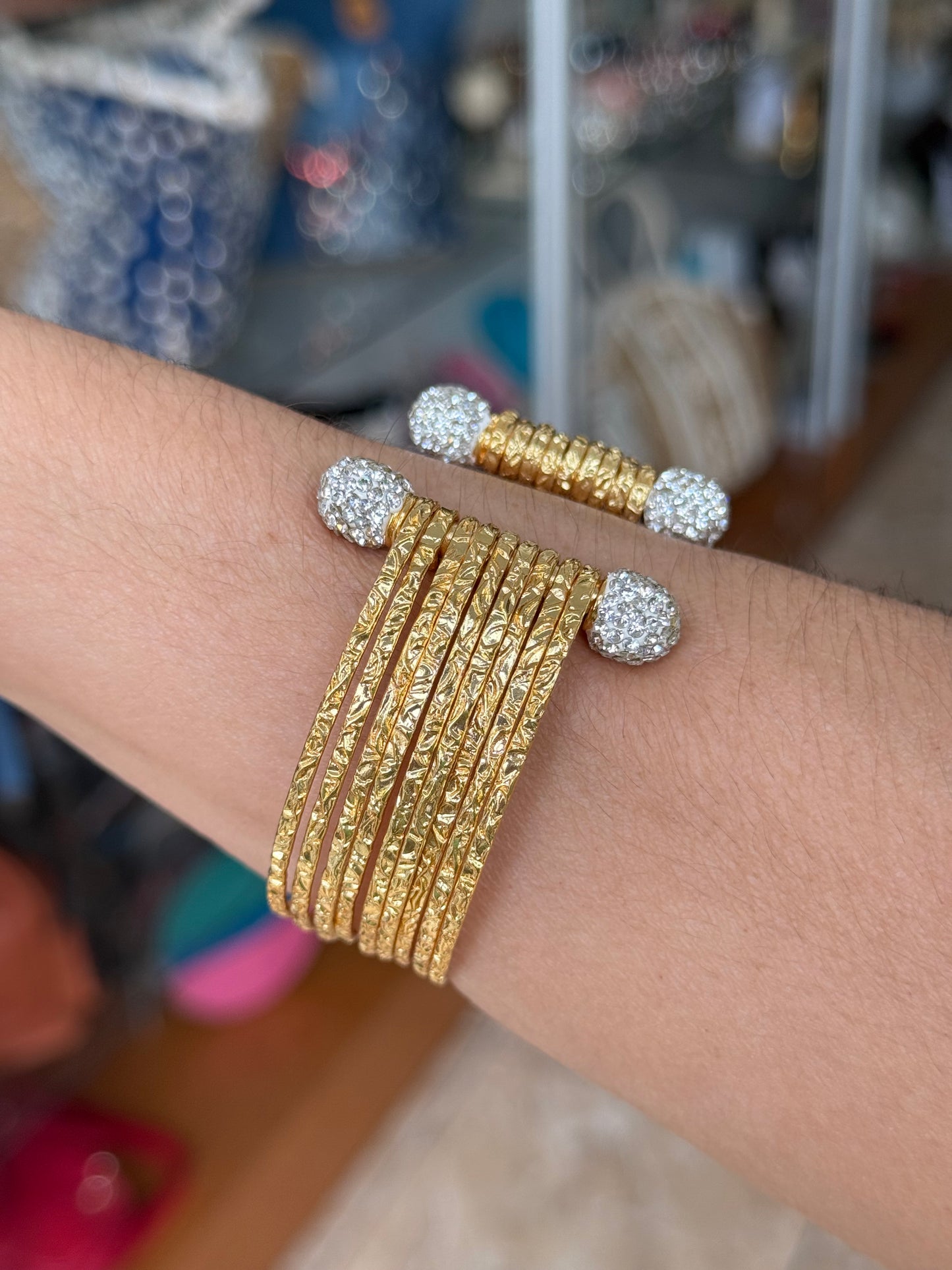 Gold and Rhinestones Set
