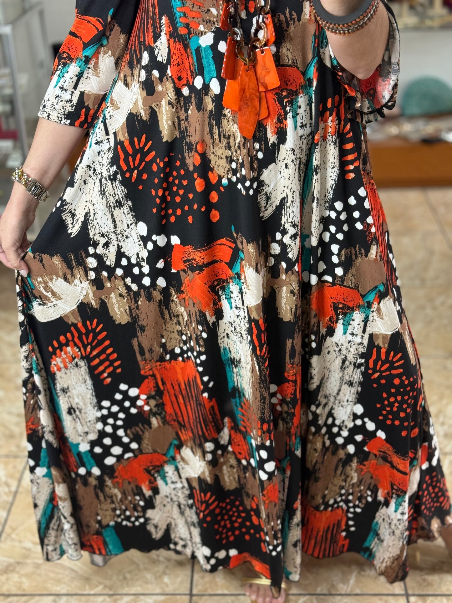 Marcela Maxi Dress by Pía Colors