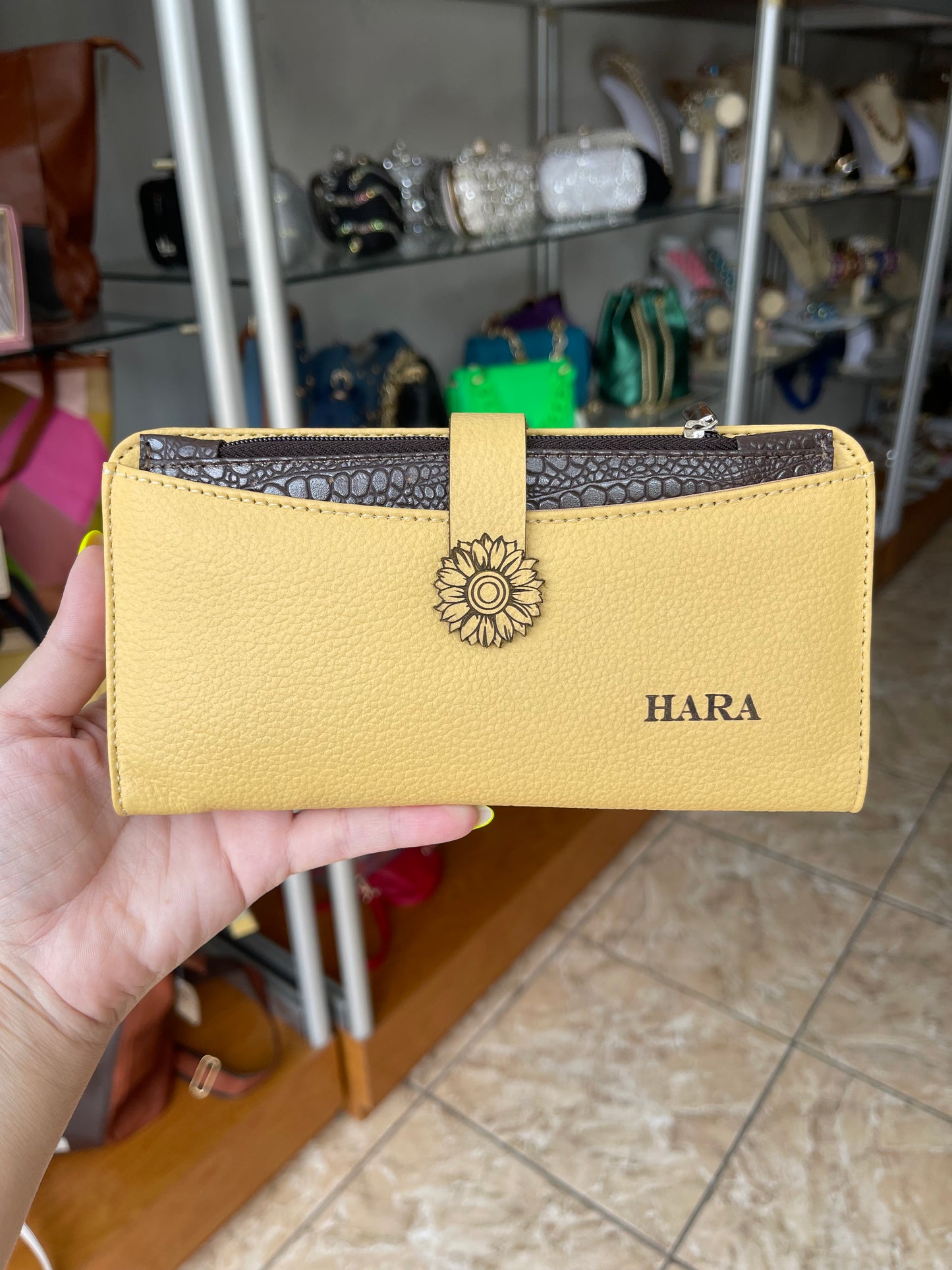 Flower Detail HARA Wallet