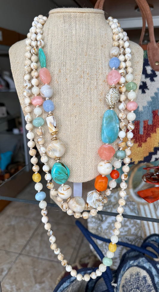 Multicolor Multilayer Necklace (FINAL SALE)