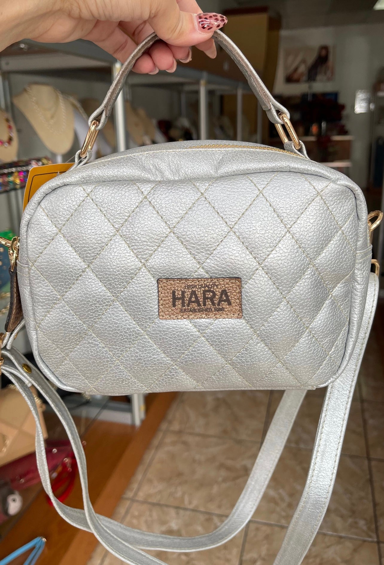 Hara Quilted Mini Bag