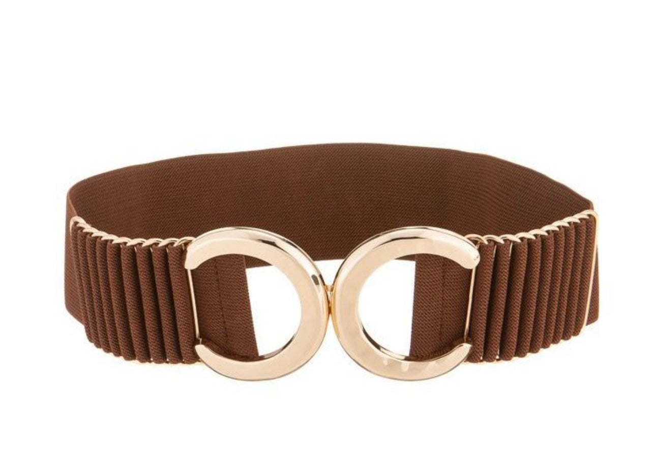 Neutral With Gold Details OS Belt