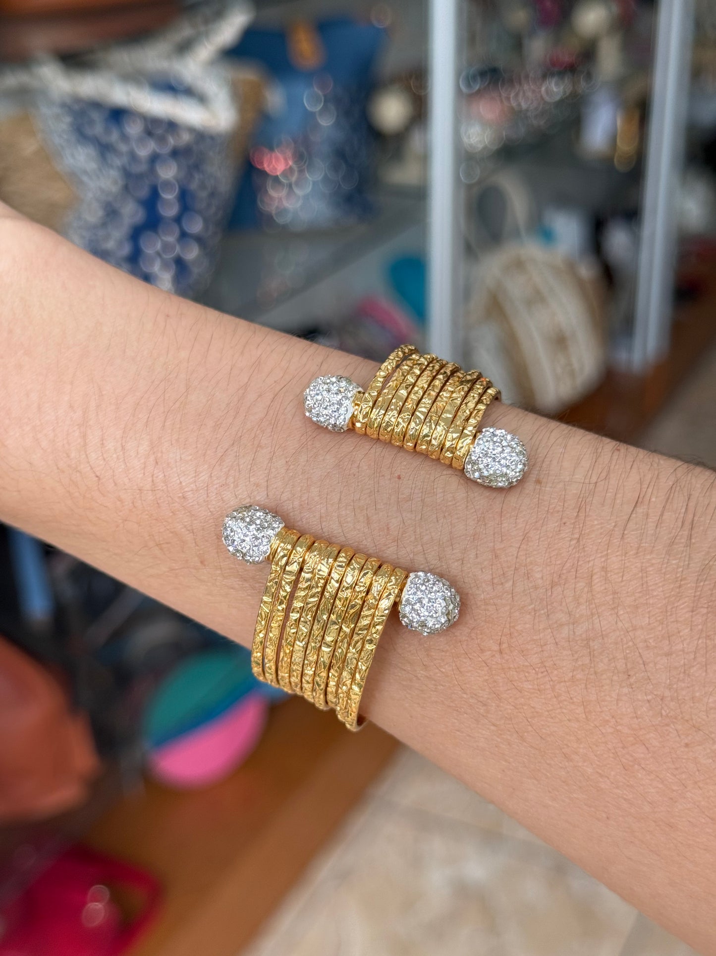 Gold and Rhinestones Set