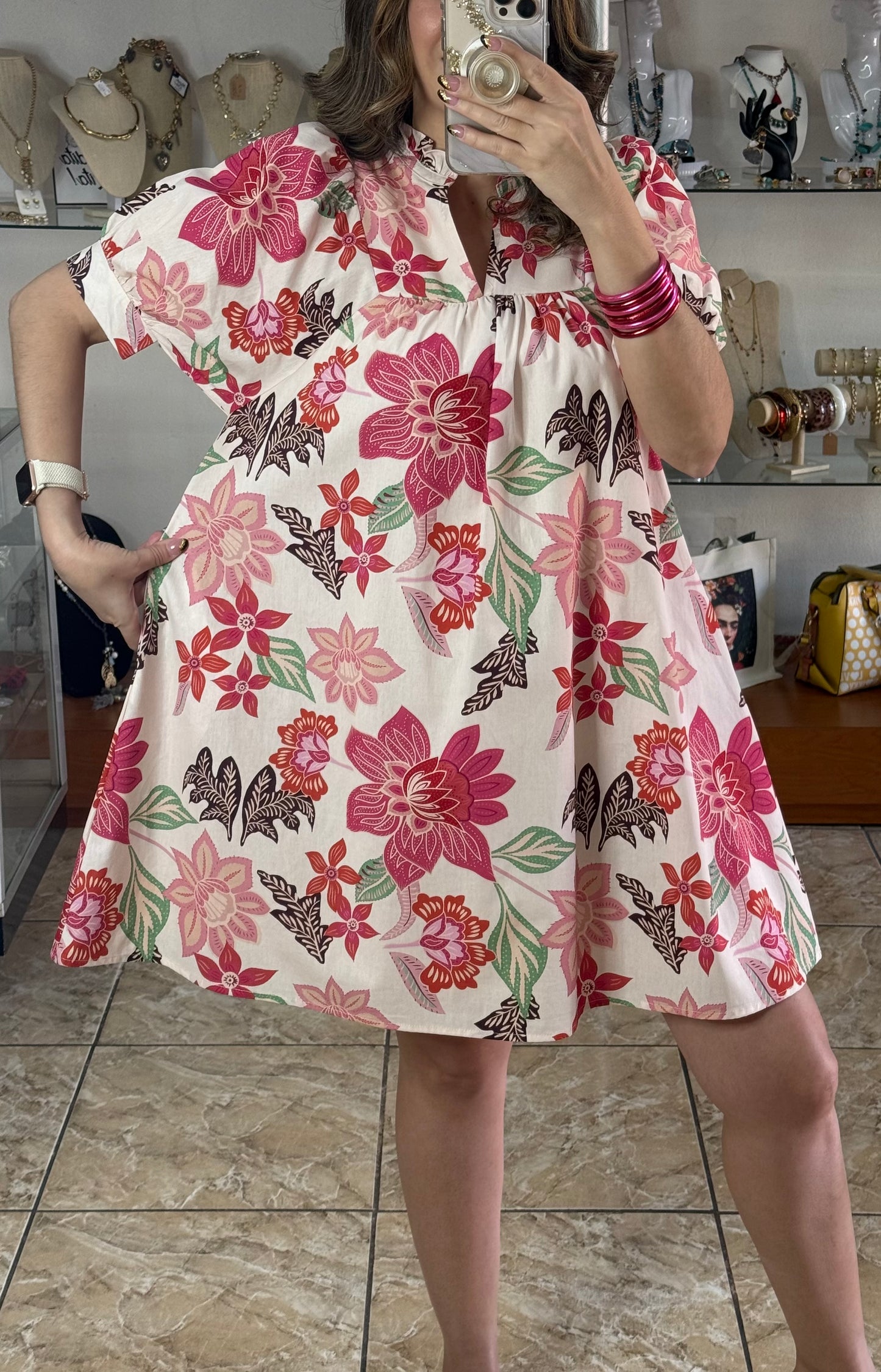 Rose Mix Doll Dress (FINAL SALE)