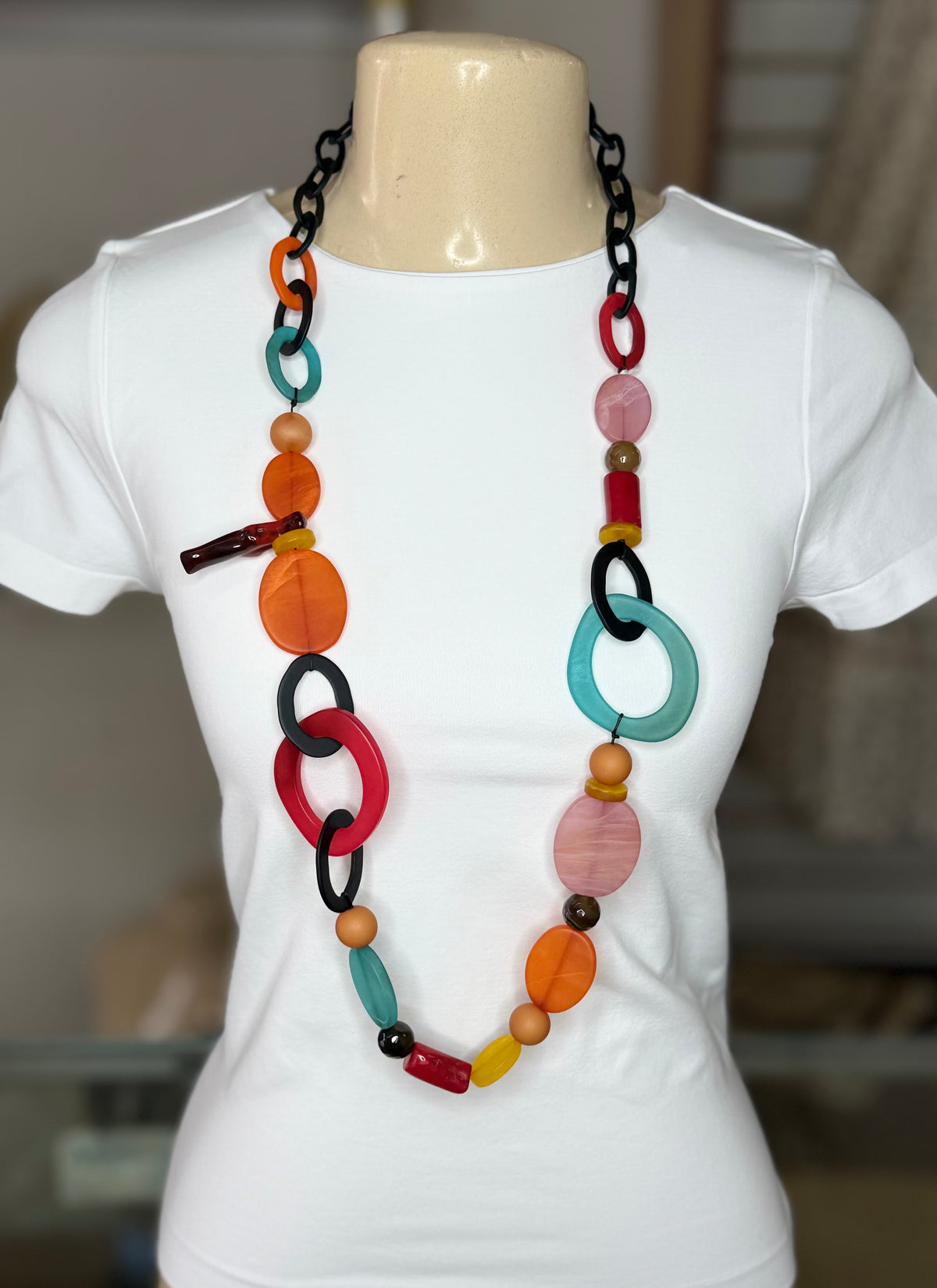 Multicolor Long Necklace (FINAL SALE)