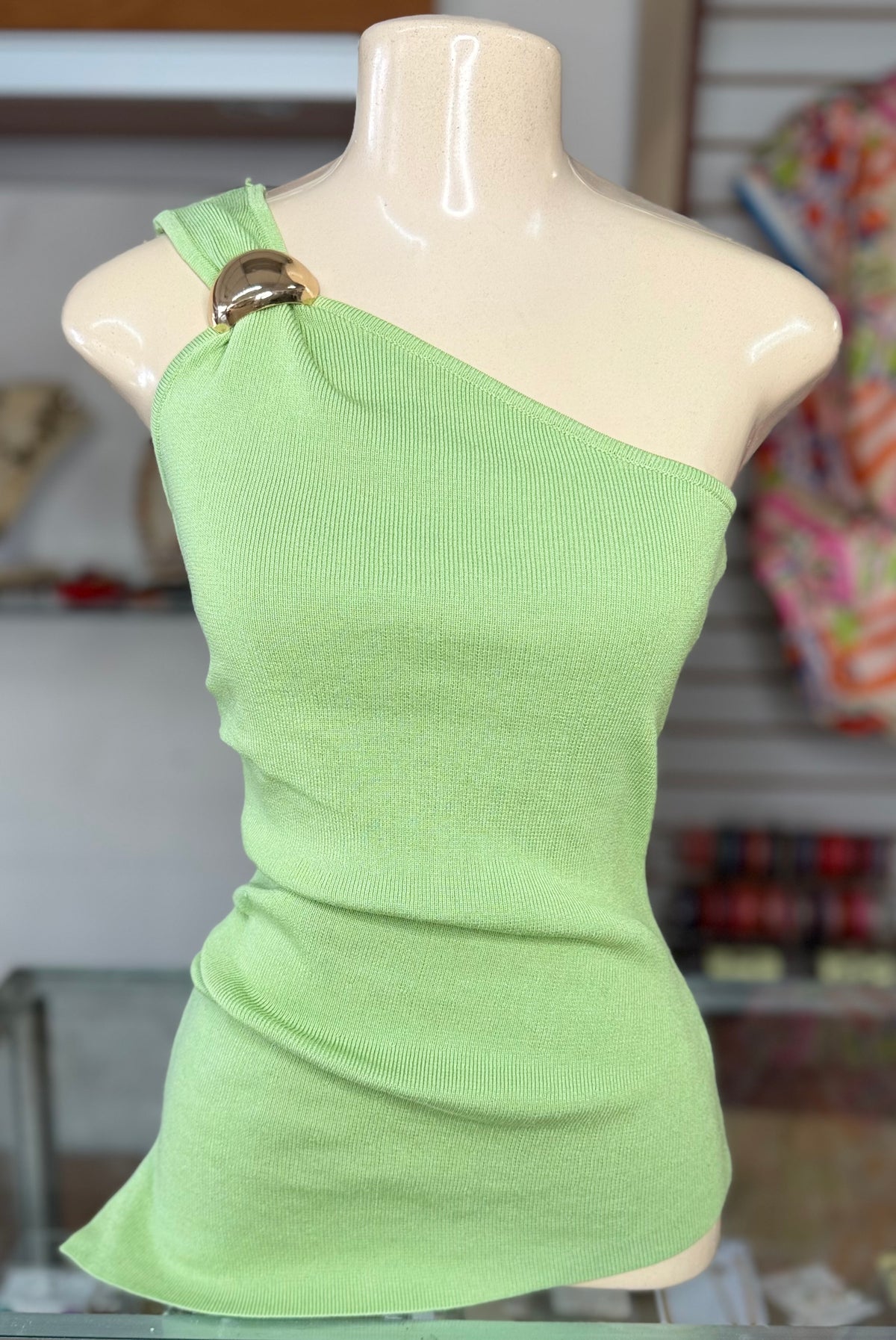 One Shoulder Asymmetrical Top