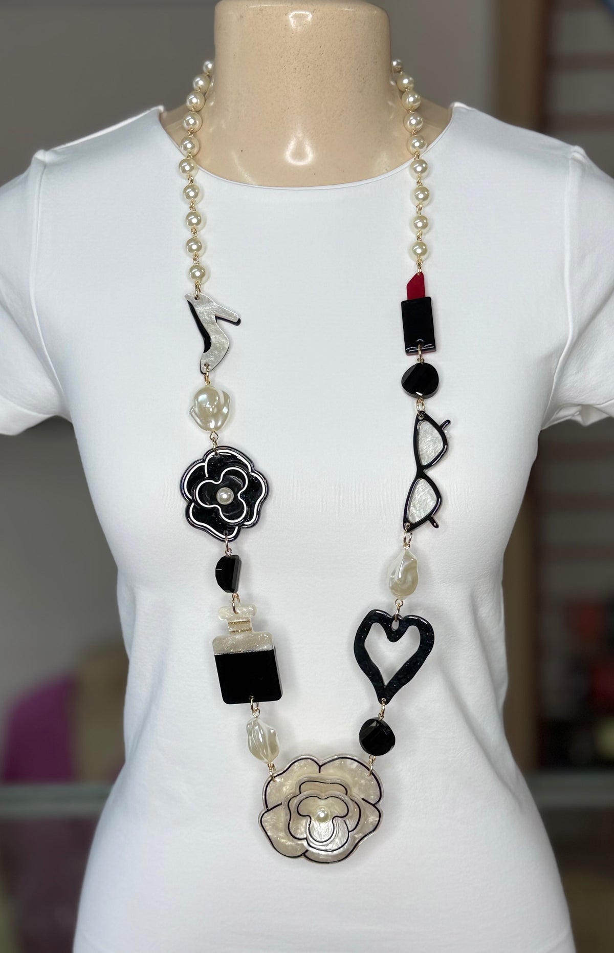 Chanel Inspired Long Necklace (FINAL SALE)